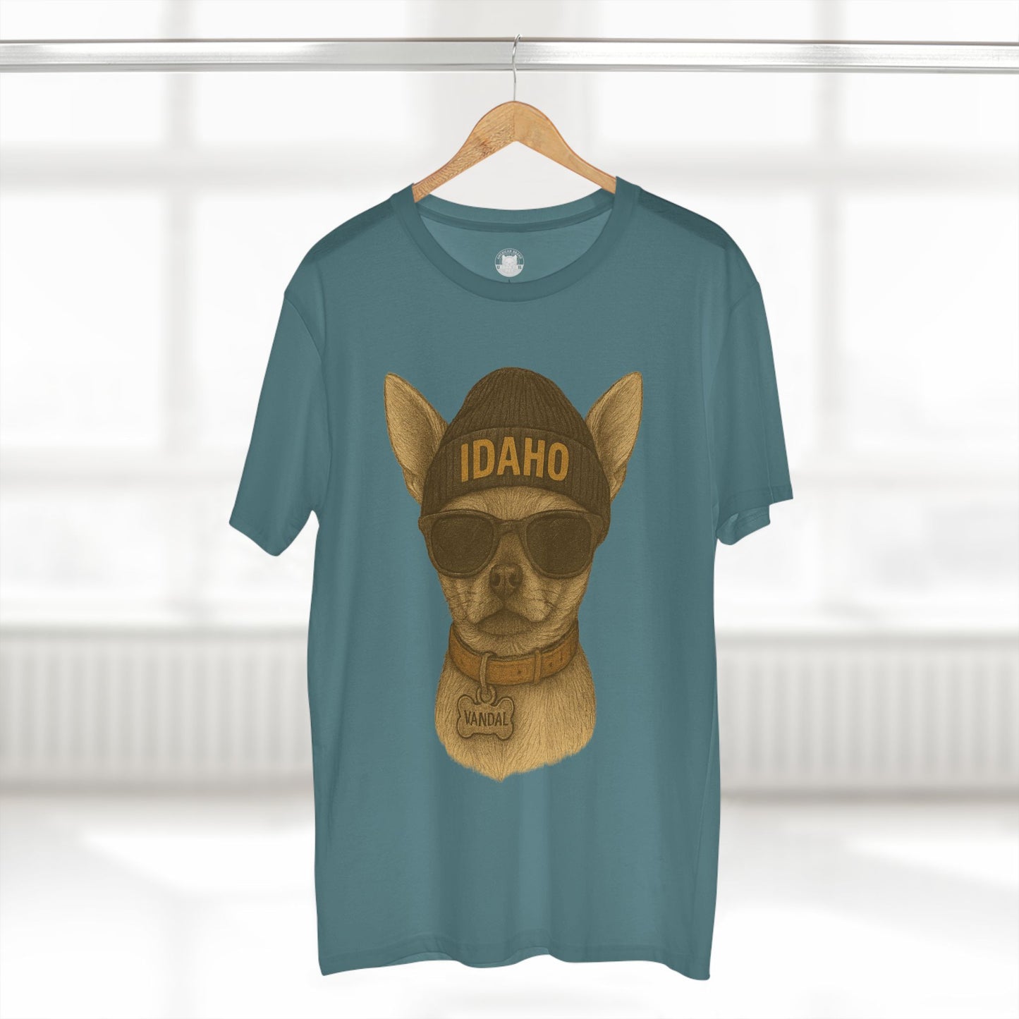 Cool Idaho Dog Tee, Pet Lover Shirt, Funny Animal Top, Idaho Pride Gift, Casual Everyday Wear, Dog Mom Apparel