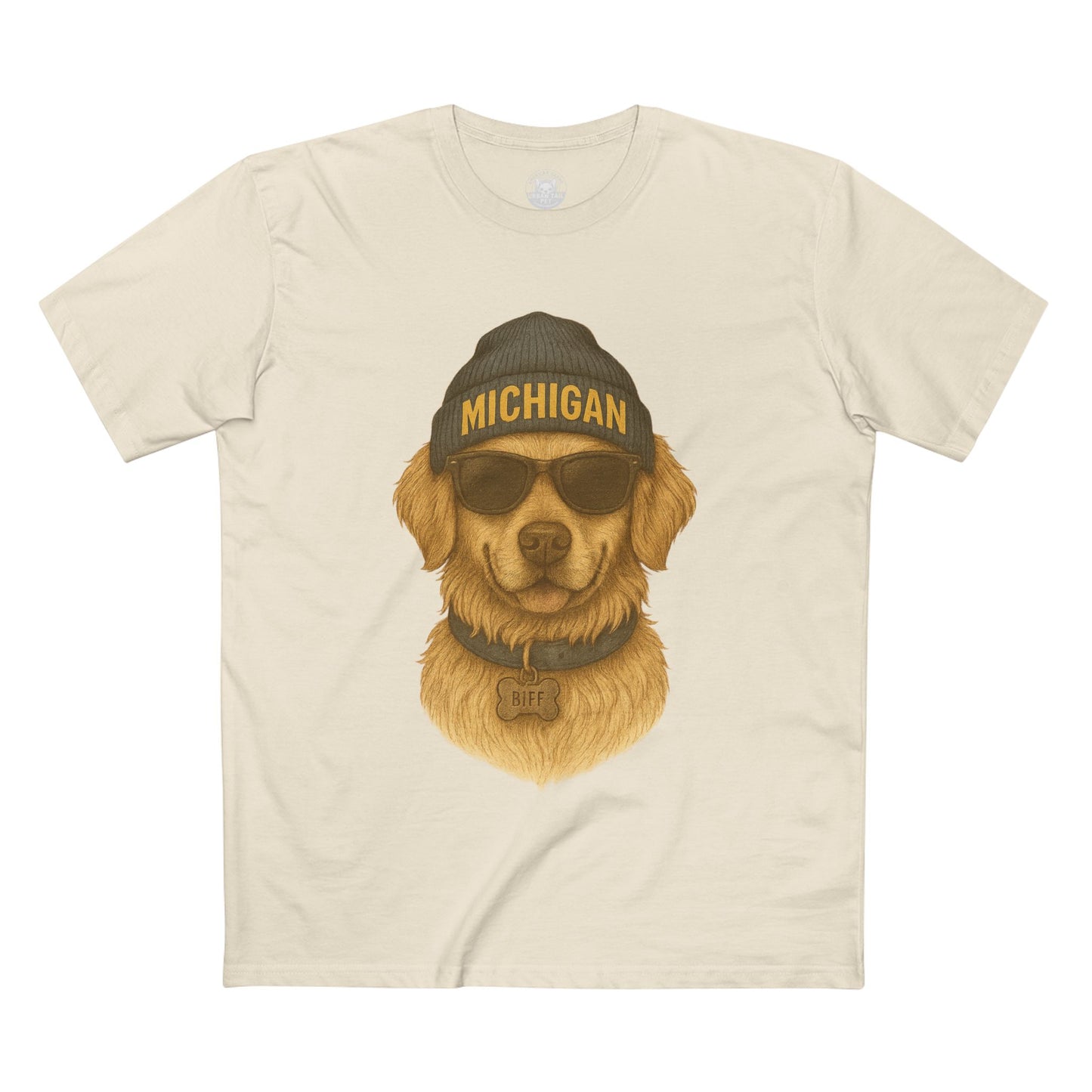 Michigan Dog Graphic Tee, Funny Pet Lover Shirt, Cute Dog Apparel, Gift for Dog Owners, Casual Everyday Wear