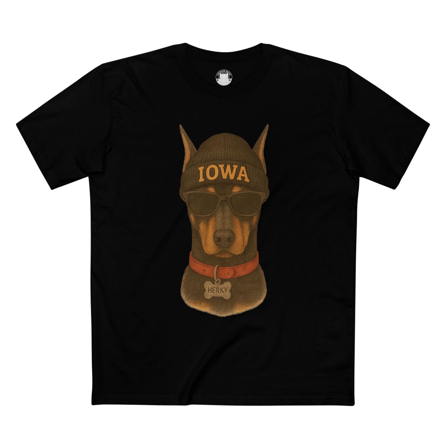 Iowa Dog Graphic Tee | Fun Pet Lover's Shirt, Dog Lover Gift, Casual Wear, Unique Graphic T-shirt