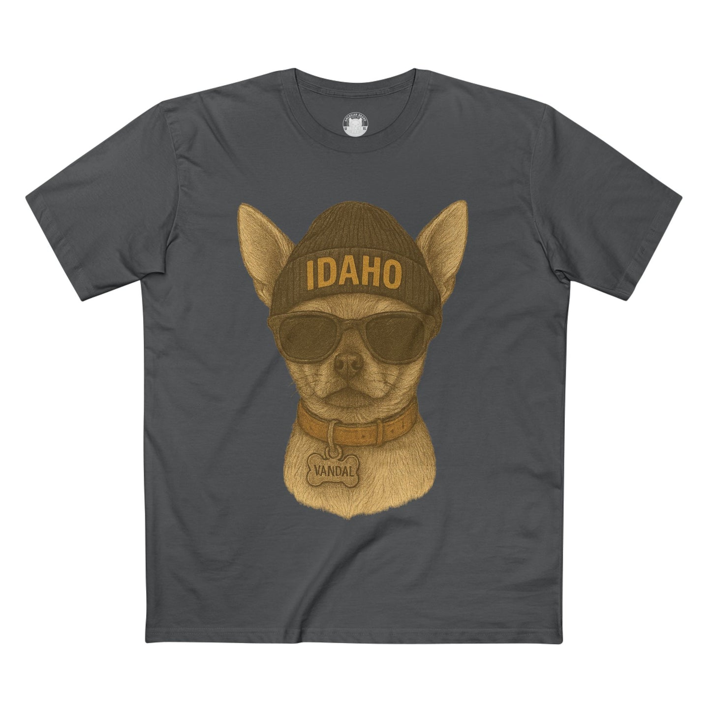 Cool Idaho Dog Tee, Pet Lover Shirt, Funny Animal Top, Idaho Pride Gift, Casual Everyday Wear, Dog Mom Apparel