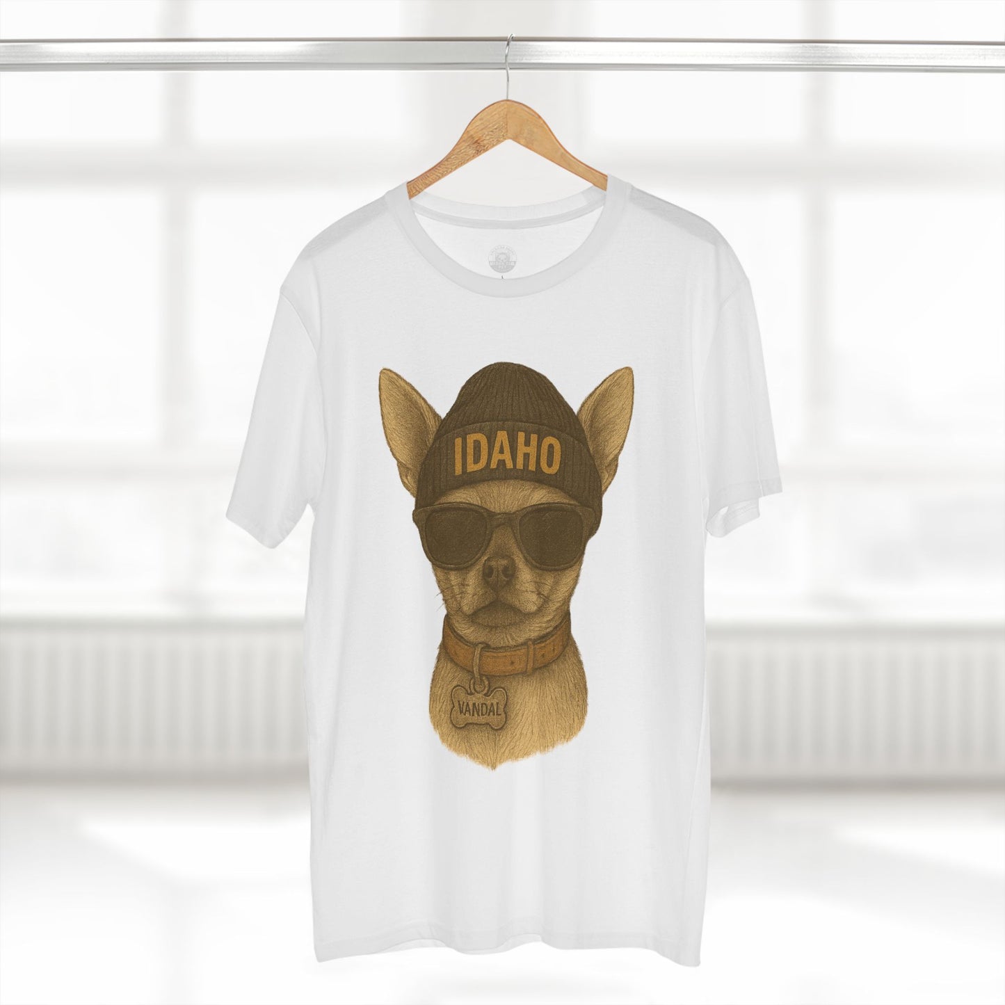 Cool Idaho Dog Tee, Pet Lover Shirt, Funny Animal Top, Idaho Pride Gift, Casual Everyday Wear, Dog Mom Apparel