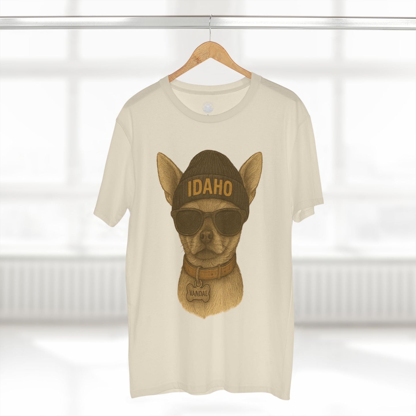 Cool Idaho Dog Tee, Pet Lover Shirt, Funny Animal Top, Idaho Pride Gift, Casual Everyday Wear, Dog Mom Apparel