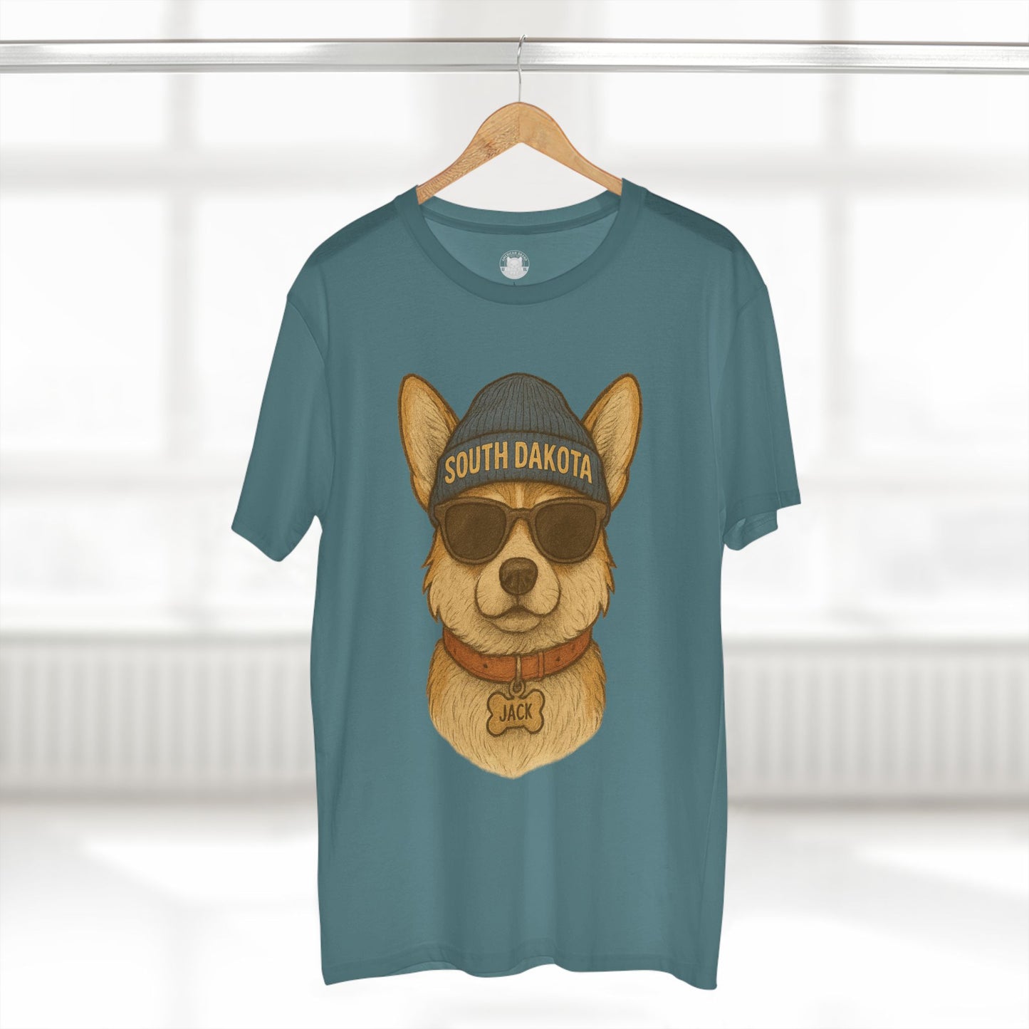 Cool Dog Graphic Tee, Corgi Lover T-Shirt, Fun Animal Humor Shirt, South Dakota Apparel, Gift for Pet Owners