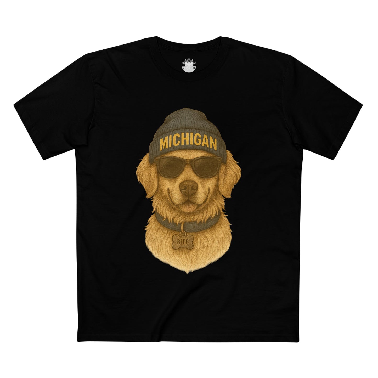 Michigan Dog Graphic Tee, Funny Pet Lover Shirt, Cute Dog Apparel, Gift for Dog Owners, Casual Everyday Wear