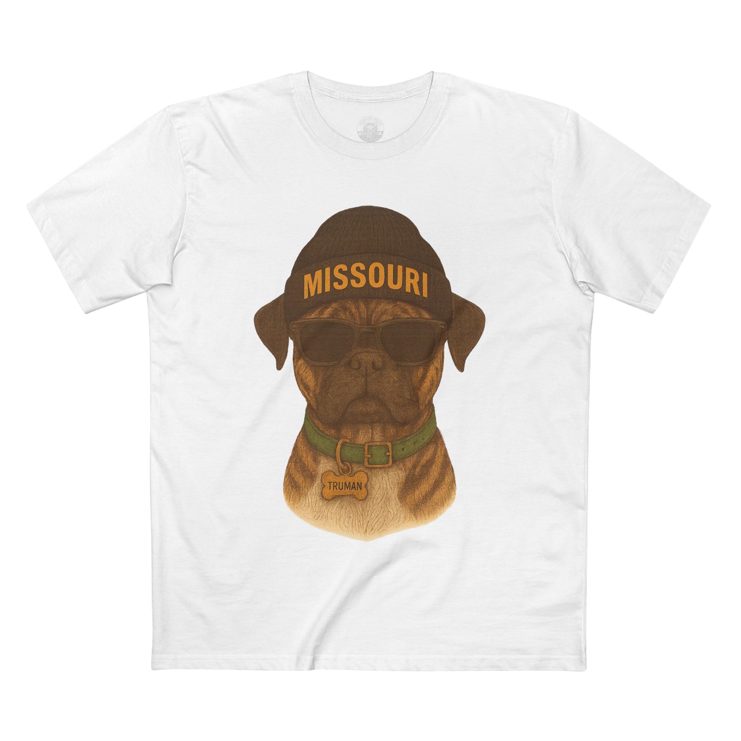 Missouri Dog Graphic Adult Tee, Fun Pet Lover Shirt, Casual Gift for Dog Owners, Birthday, Dog Mom, Unique Animal Apparel