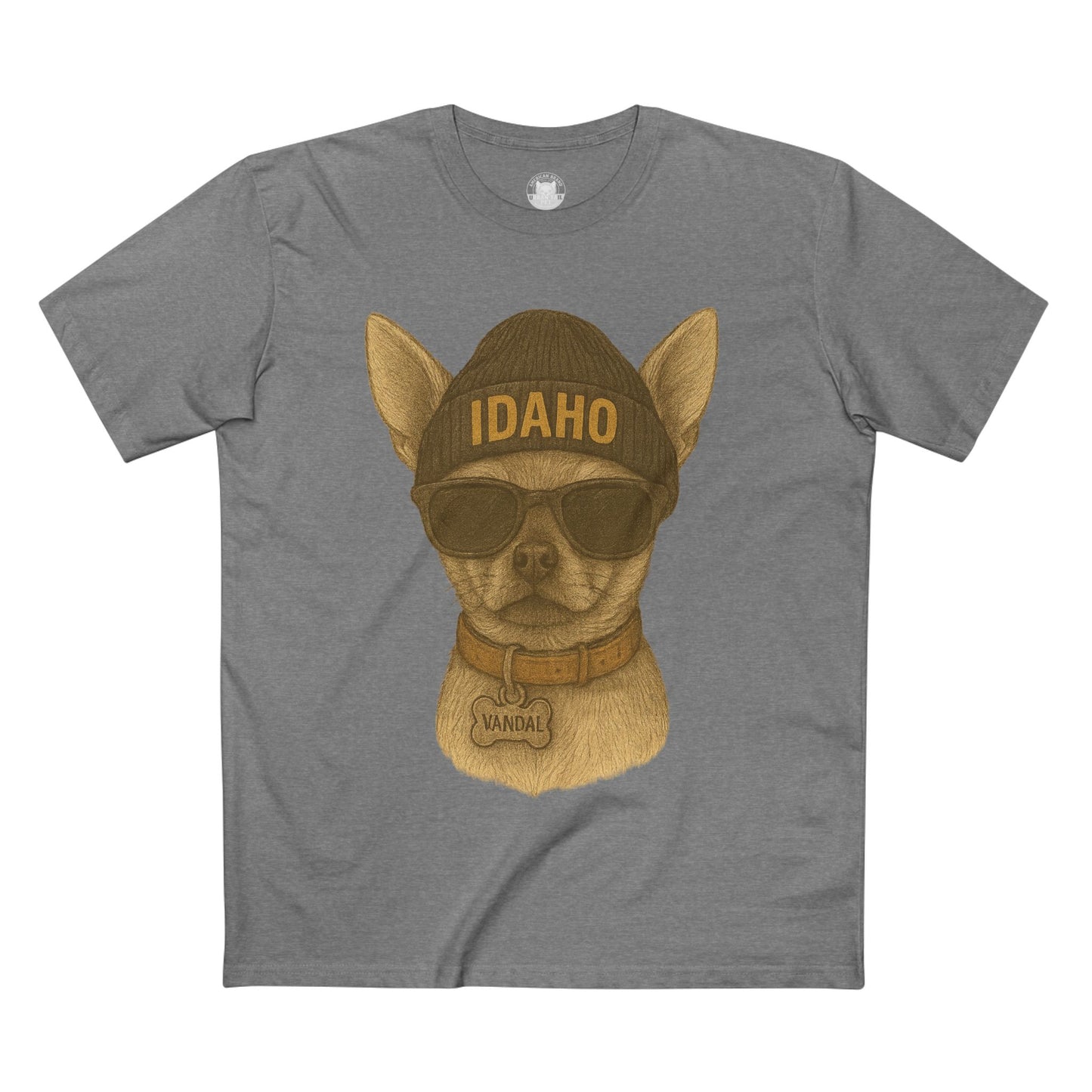 Cool Idaho Dog Tee, Pet Lover Shirt, Funny Animal Top, Idaho Pride Gift, Casual Everyday Wear, Dog Mom Apparel
