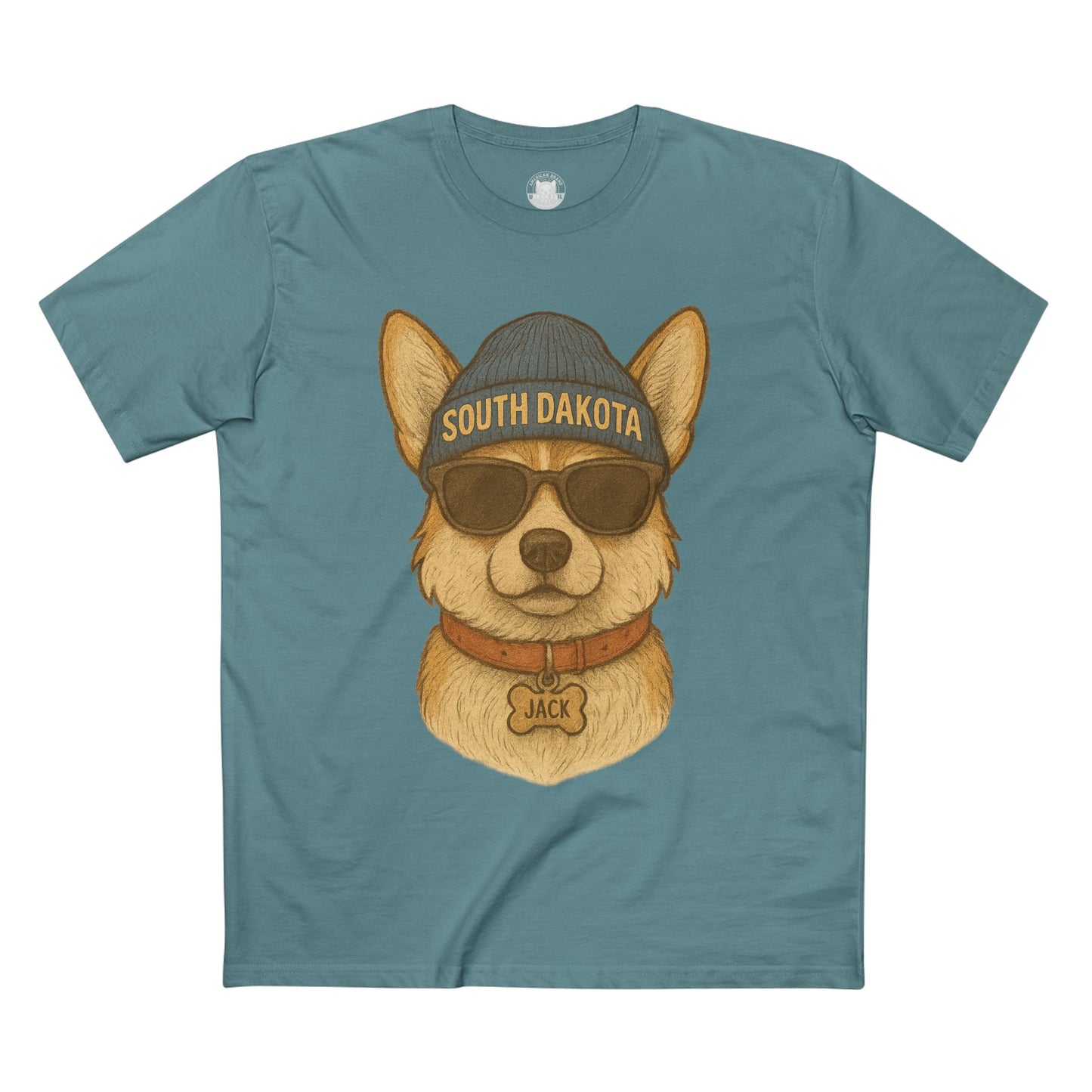 Cool Dog Graphic Tee, Corgi Lover T-Shirt, Fun Animal Humor Shirt, South Dakota Apparel, Gift for Pet Owners