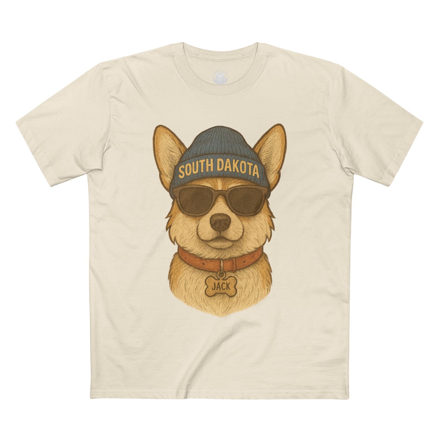 Cool Dog Graphic Tee, Corgi Lover T-Shirt, Fun Animal Humor Shirt, South Dakota Apparel, Gift for Pet Owners