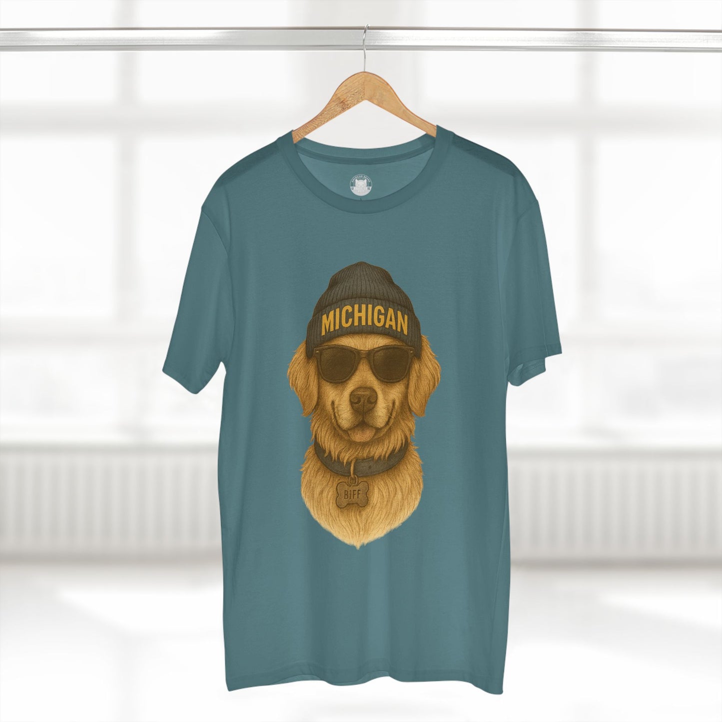 Michigan Dog Graphic Tee, Funny Pet Lover Shirt, Cute Dog Apparel, Gift for Dog Owners, Casual Everyday Wear