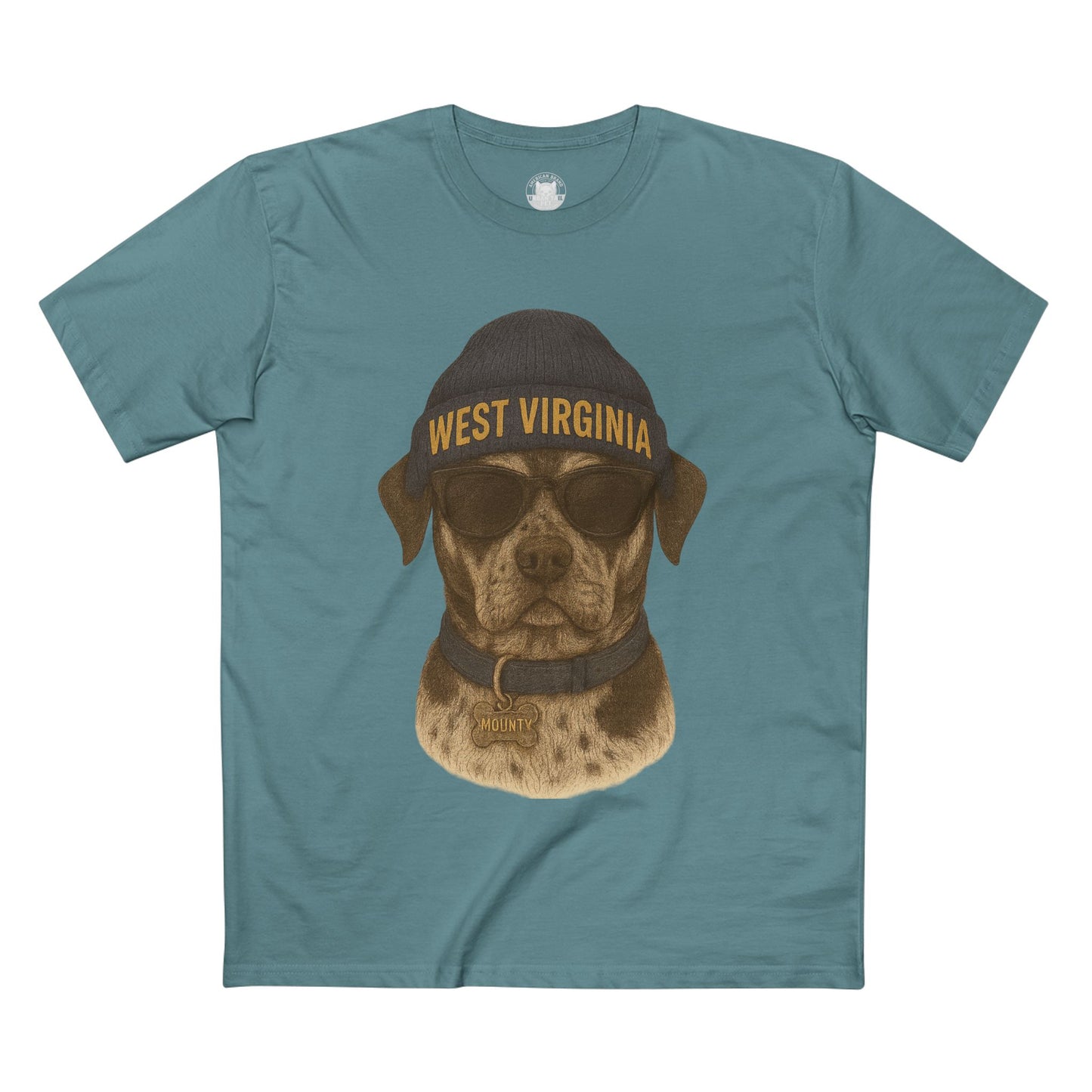 West Virginia Dog Graphic Tee, Cool Pet Lover Shirt, Casual Casual Wear, Fun Gift for Dog Owners, Summer Fashion