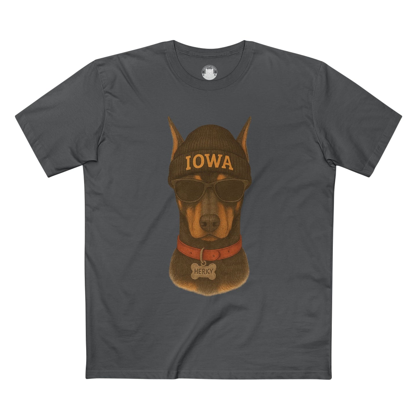 Iowa Dog Graphic Tee | Fun Pet Lover's Shirt, Dog Lover Gift, Casual Wear, Unique Graphic T-shirt