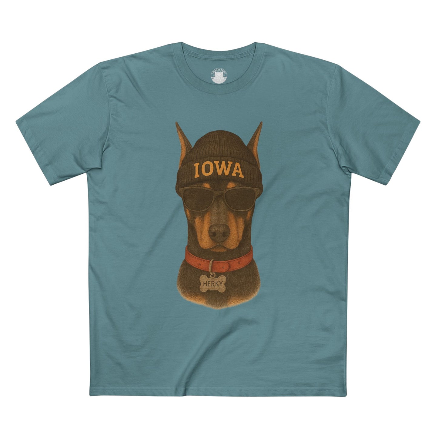 Iowa Dog Graphic Tee | Fun Pet Lover's Shirt, Dog Lover Gift, Casual Wear, Unique Graphic T-shirt