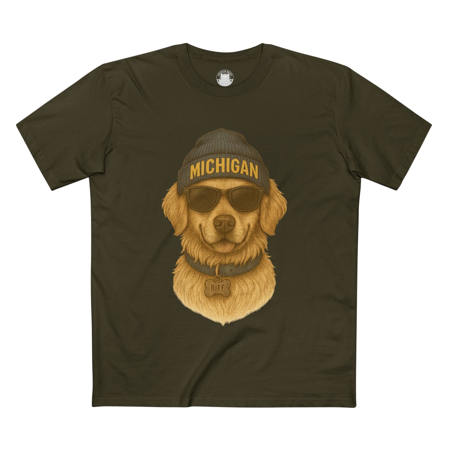 Michigan Dog Graphic Tee, Funny Pet Lover Shirt, Cute Dog Apparel, Gift for Dog Owners, Casual Everyday Wear