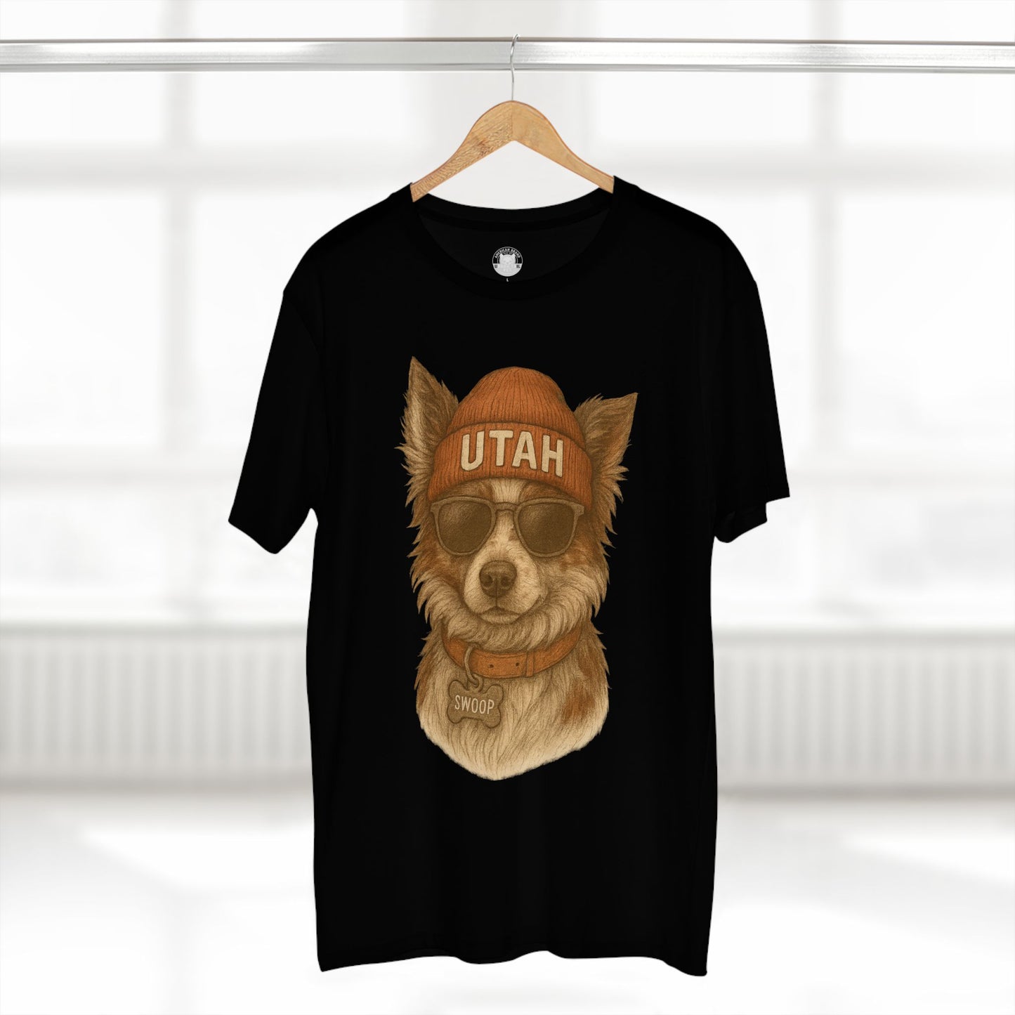 Cool Dog Utah T-Shirt, Pet Lover Tee, Casual Wear, Gift for Dog Owners, Summer Fashion, Unique Animal Art