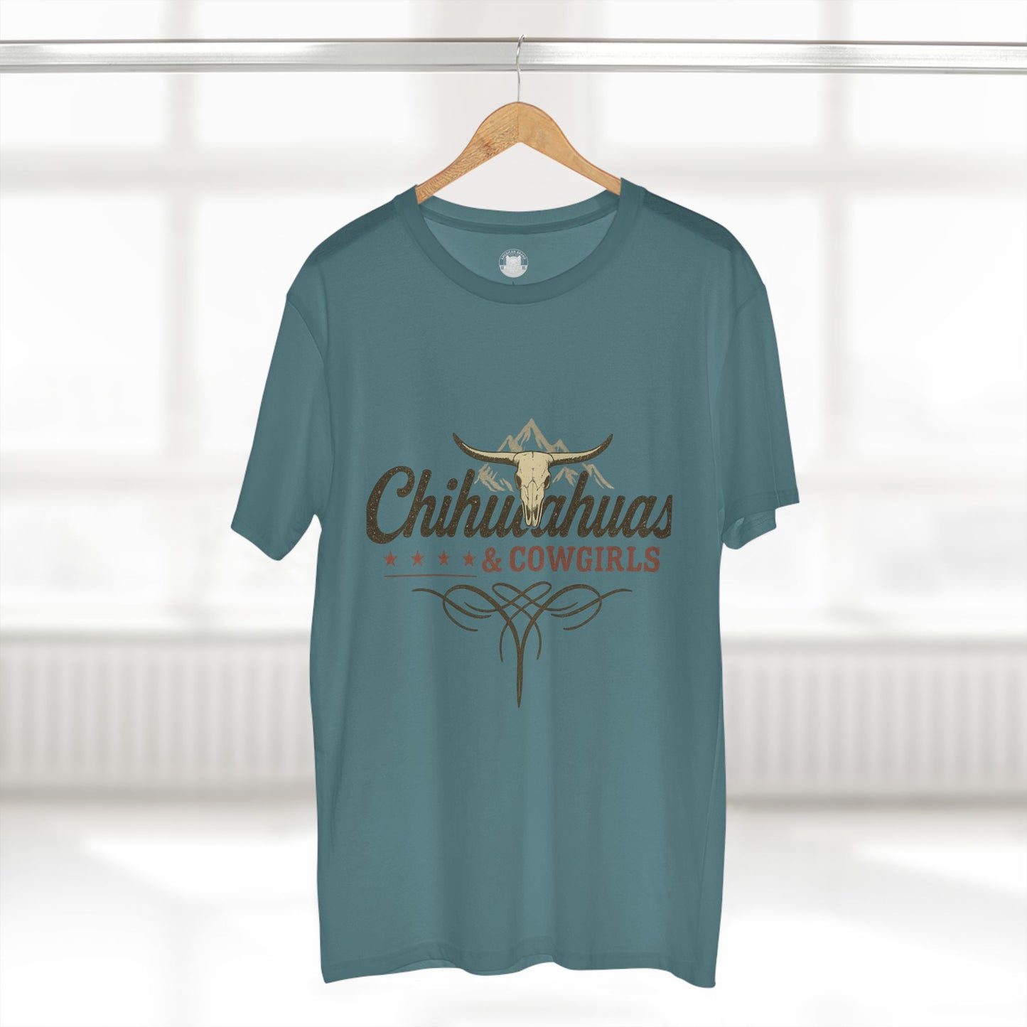 Chihuahuas & Cowgirls Tee, Casual Graphic Tee, Dog Lover Gift, Western Fashion Top, Birthday Gift, Country Style Apparel