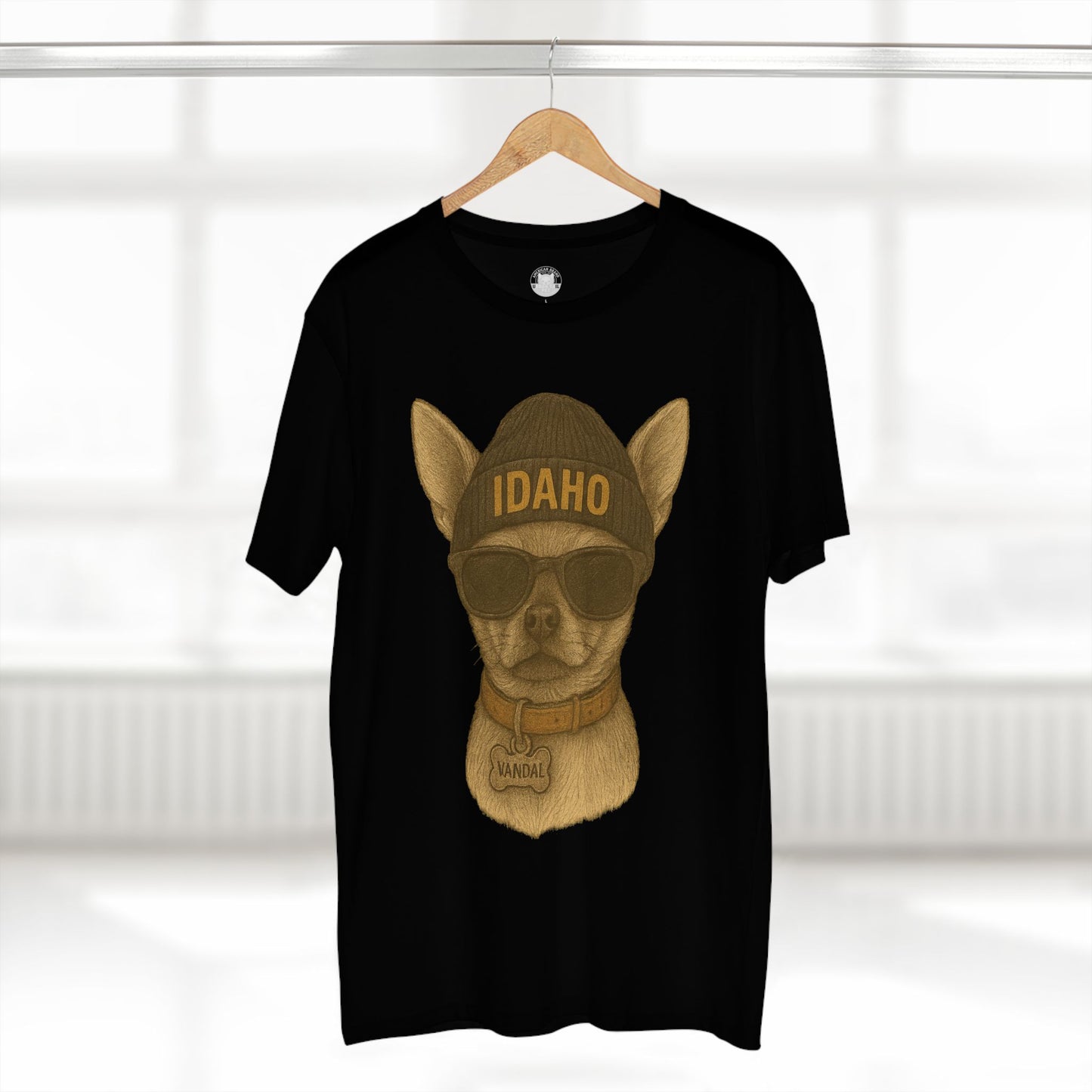 Cool Idaho Dog Tee, Pet Lover Shirt, Funny Animal Top, Idaho Pride Gift, Casual Everyday Wear, Dog Mom Apparel