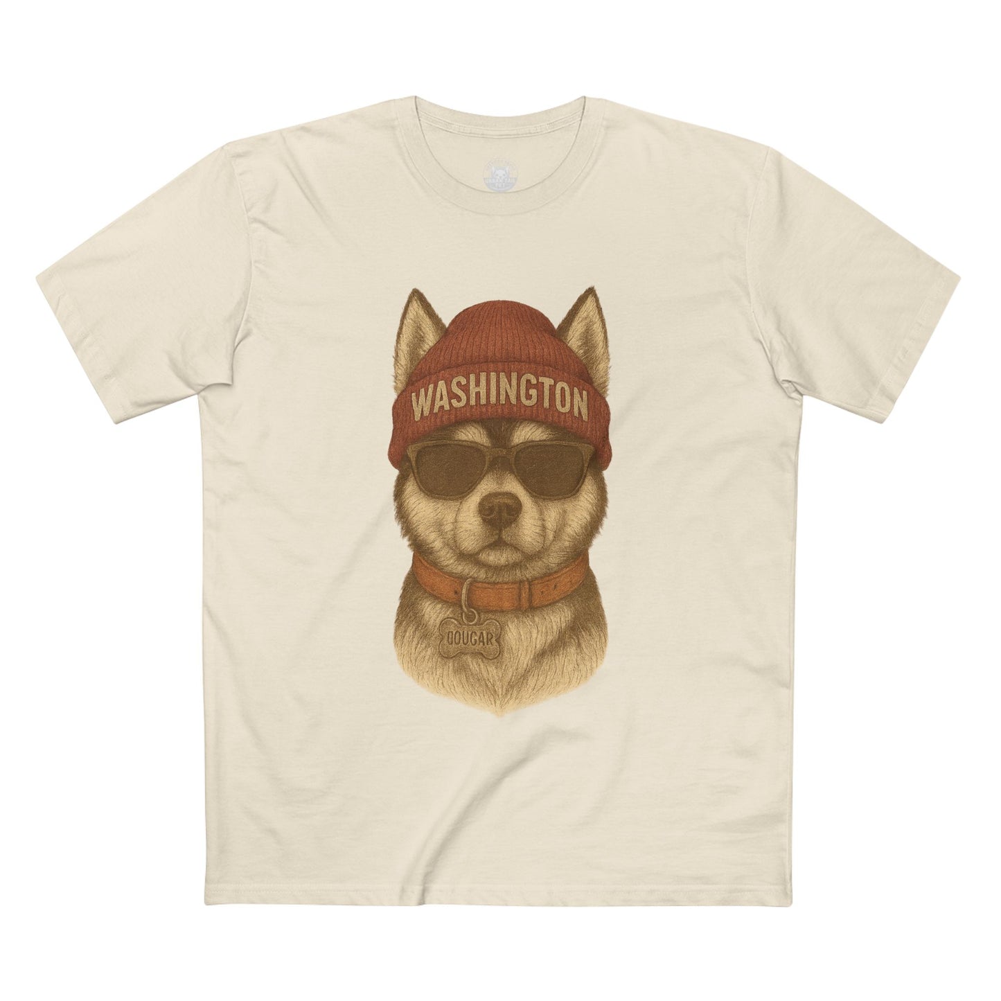 Cool Washington Husky Tee, Graphic T-Shirt, Dog Lover Gift, Casual Wear, Unique Animal Design, Summer Fashion