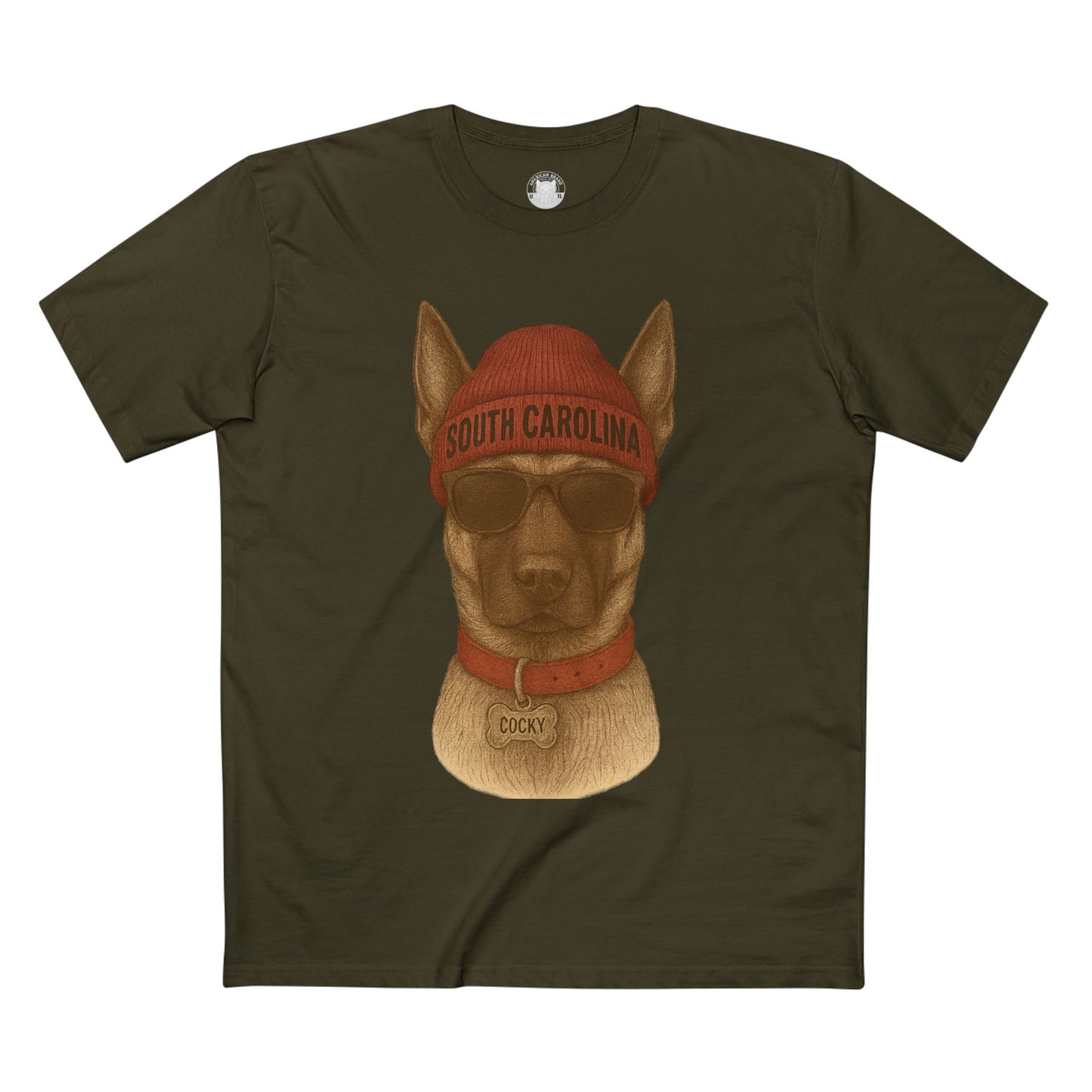 Cool Dog Lover Tee, Casual Animal T-Shirt, Perfect Gift for Pet Owners, Fun Summer Outfit, South Carolina Dog Design
