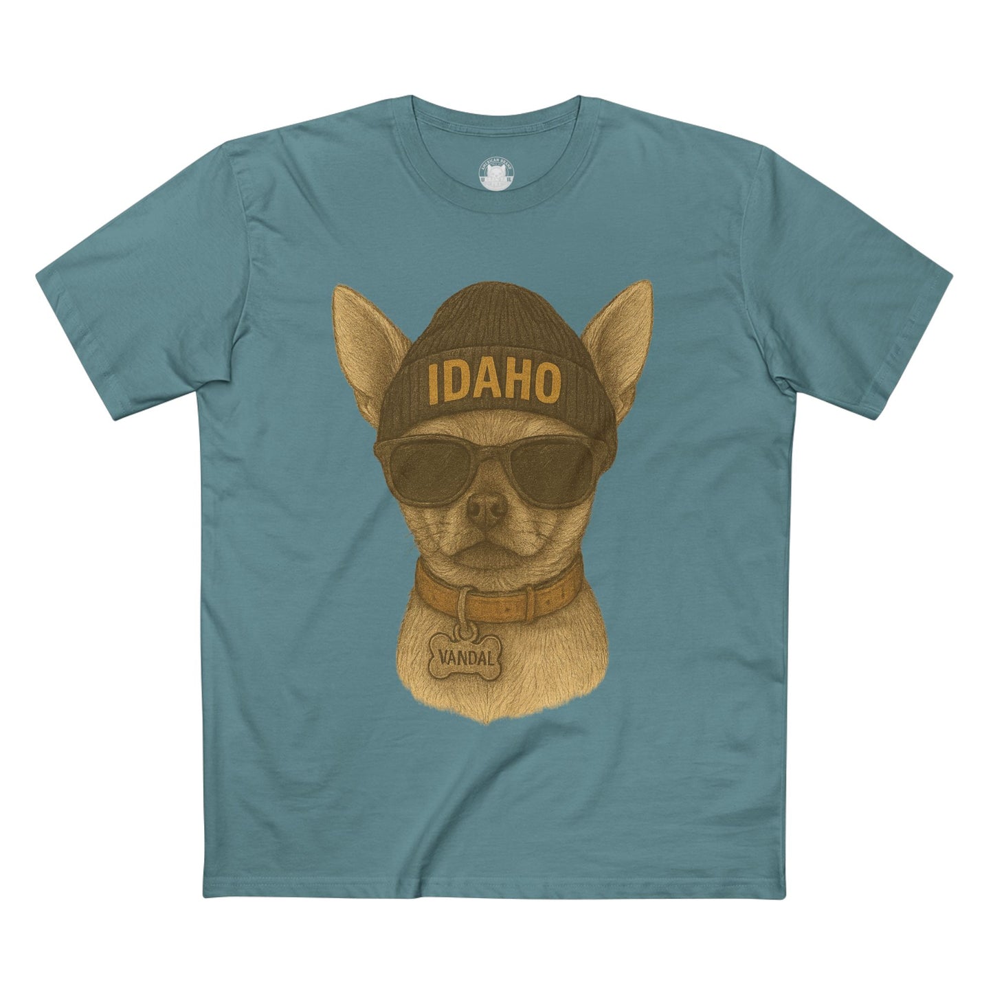 Cool Idaho Dog Tee, Pet Lover Shirt, Funny Animal Top, Idaho Pride Gift, Casual Everyday Wear, Dog Mom Apparel