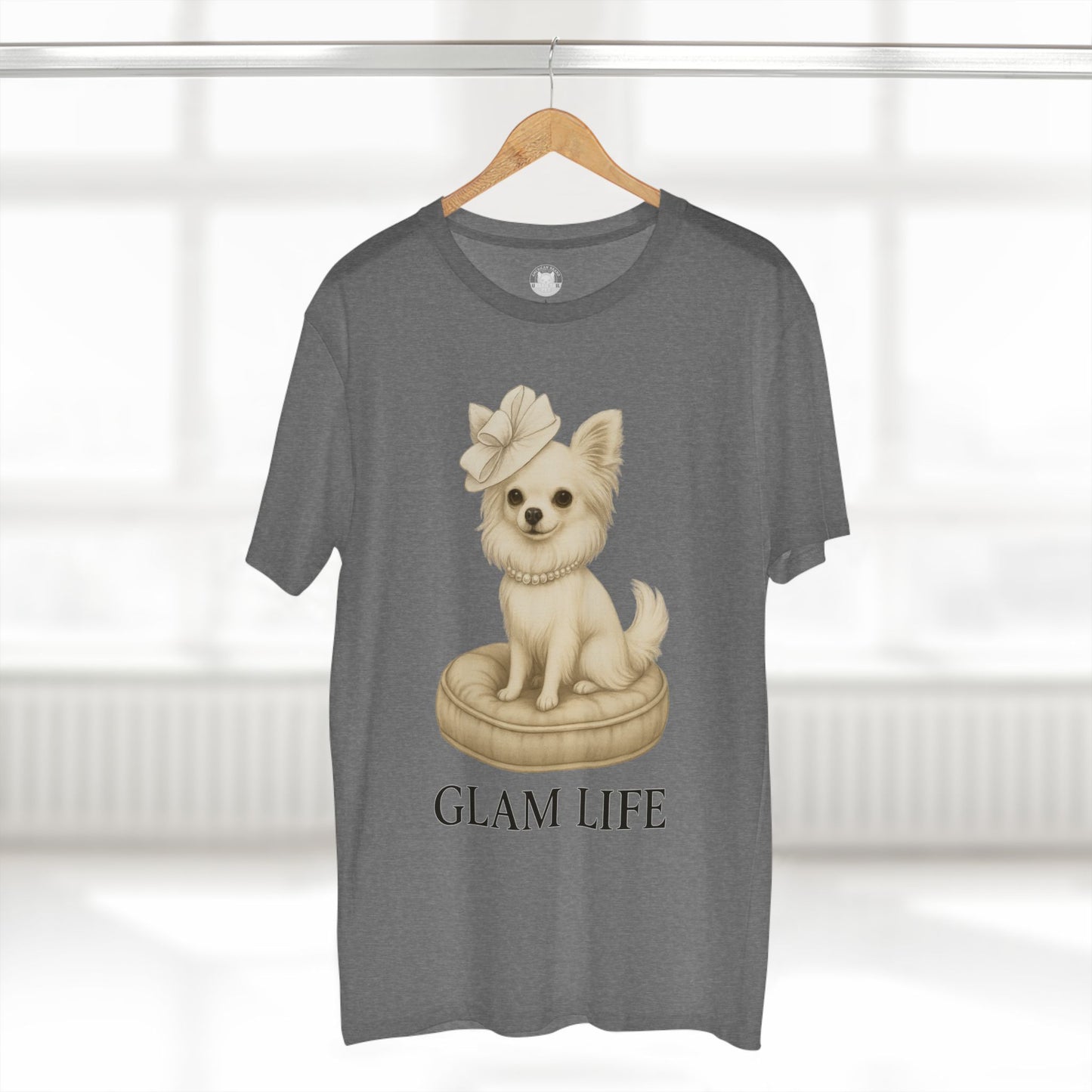 T-Shirt Chihuahua Glam Life Pearls Tee
