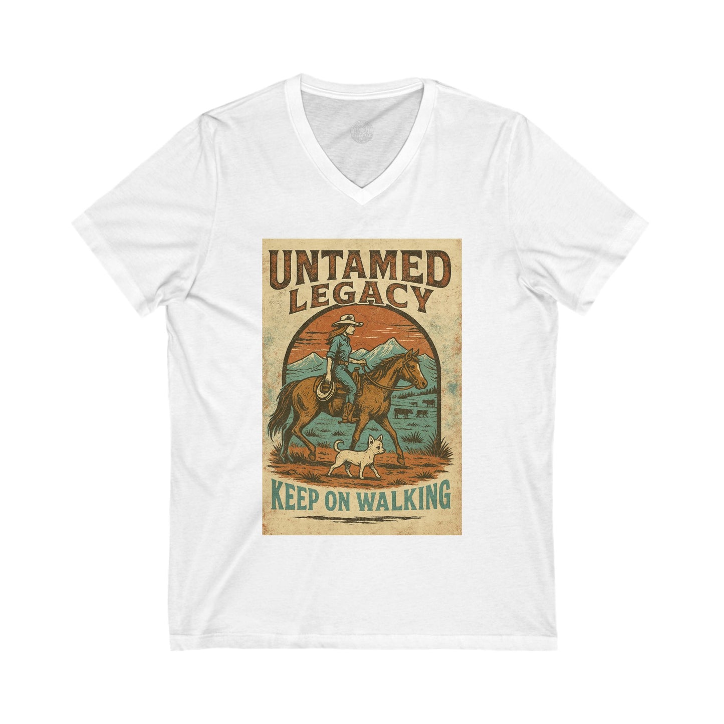 Chihuahua V-Neck Tee - Untamed Legacy Design