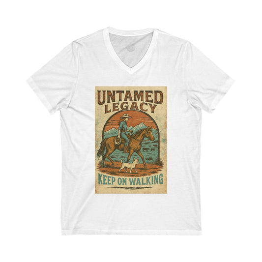 Chihuahua V-Neck Tee - Untamed Legacy Design