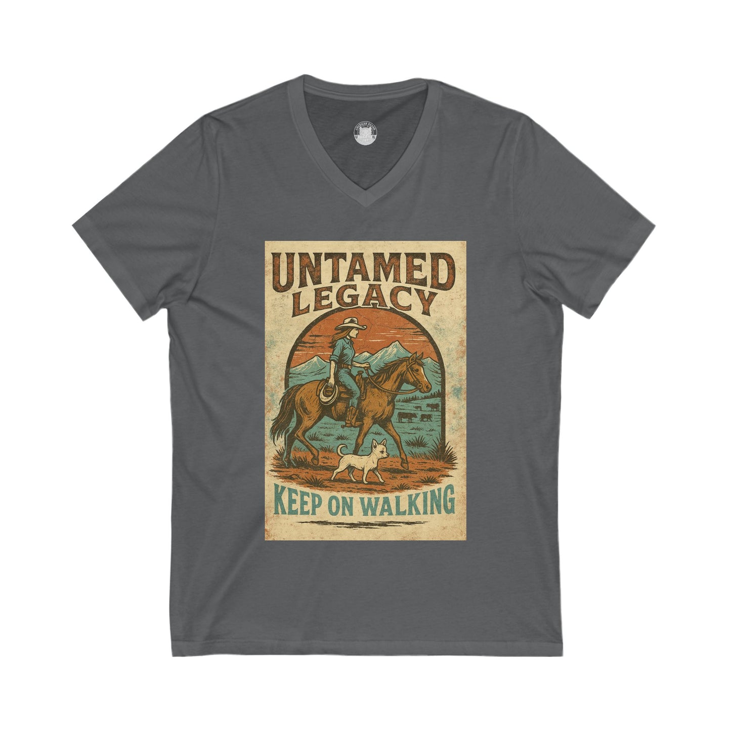 Chihuahua V-Neck Tee - Untamed Legacy Design