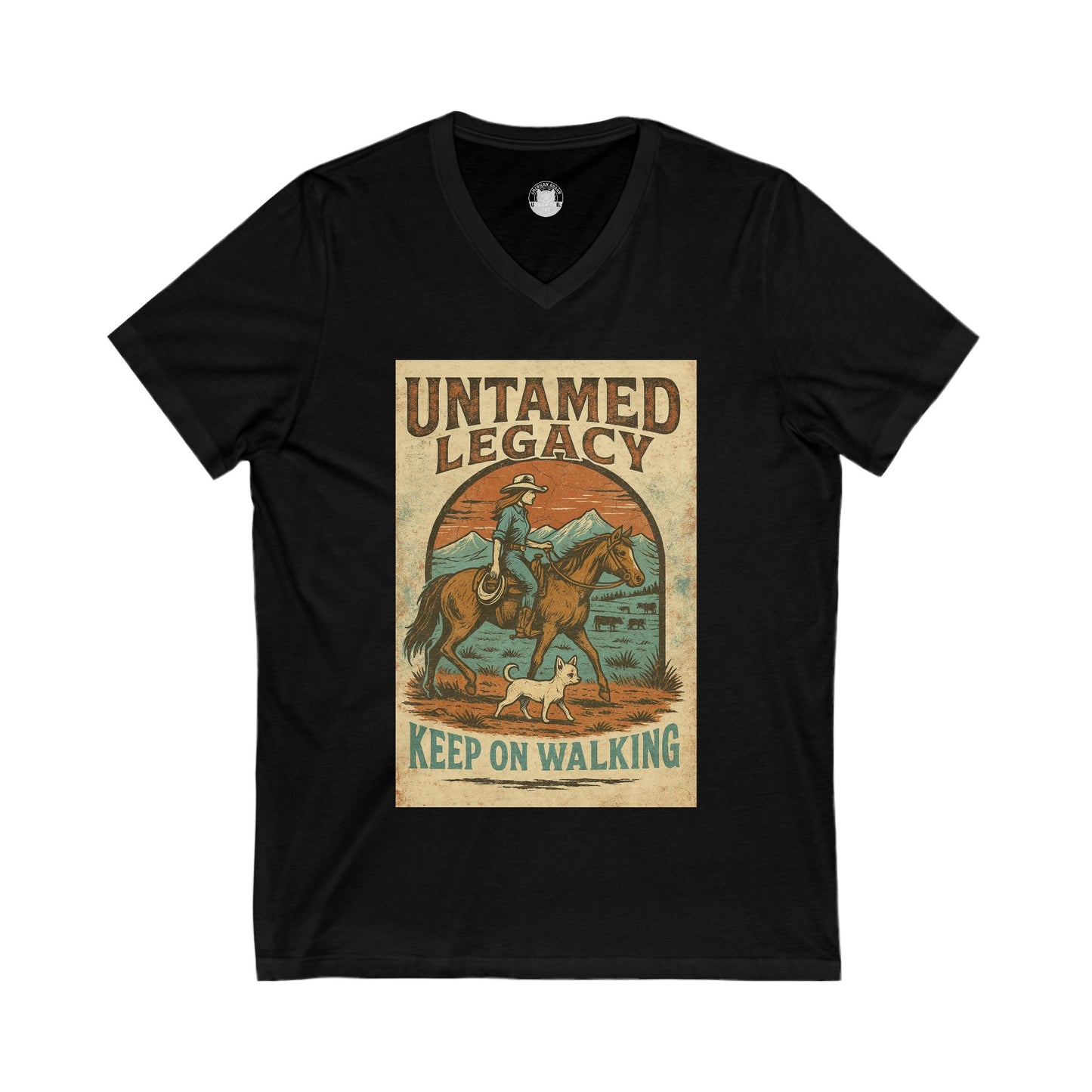 Chihuahua V-Neck Tee - Untamed Legacy Design