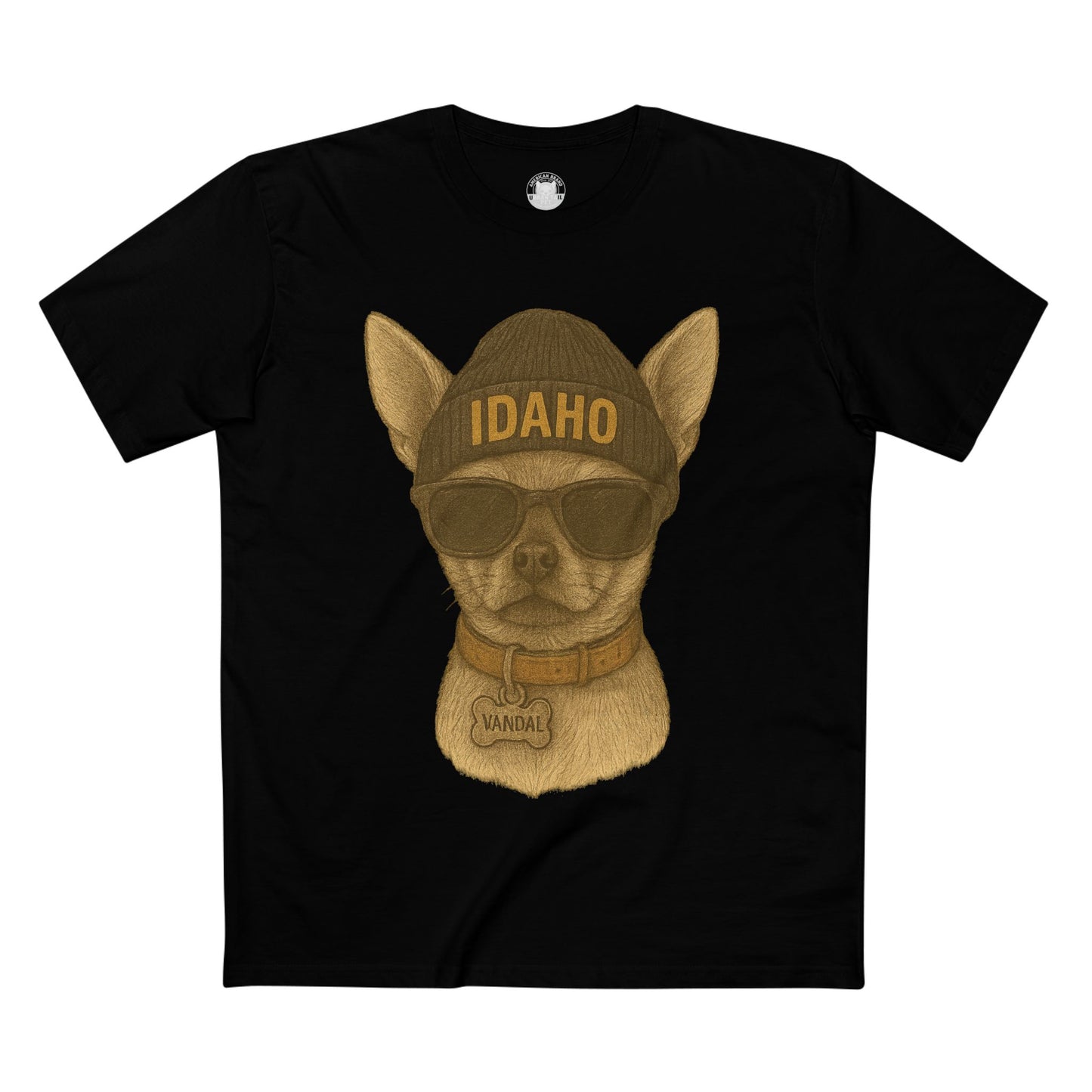 Cool Idaho Dog Tee, Pet Lover Shirt, Funny Animal Top, Idaho Pride Gift, Casual Everyday Wear, Dog Mom Apparel