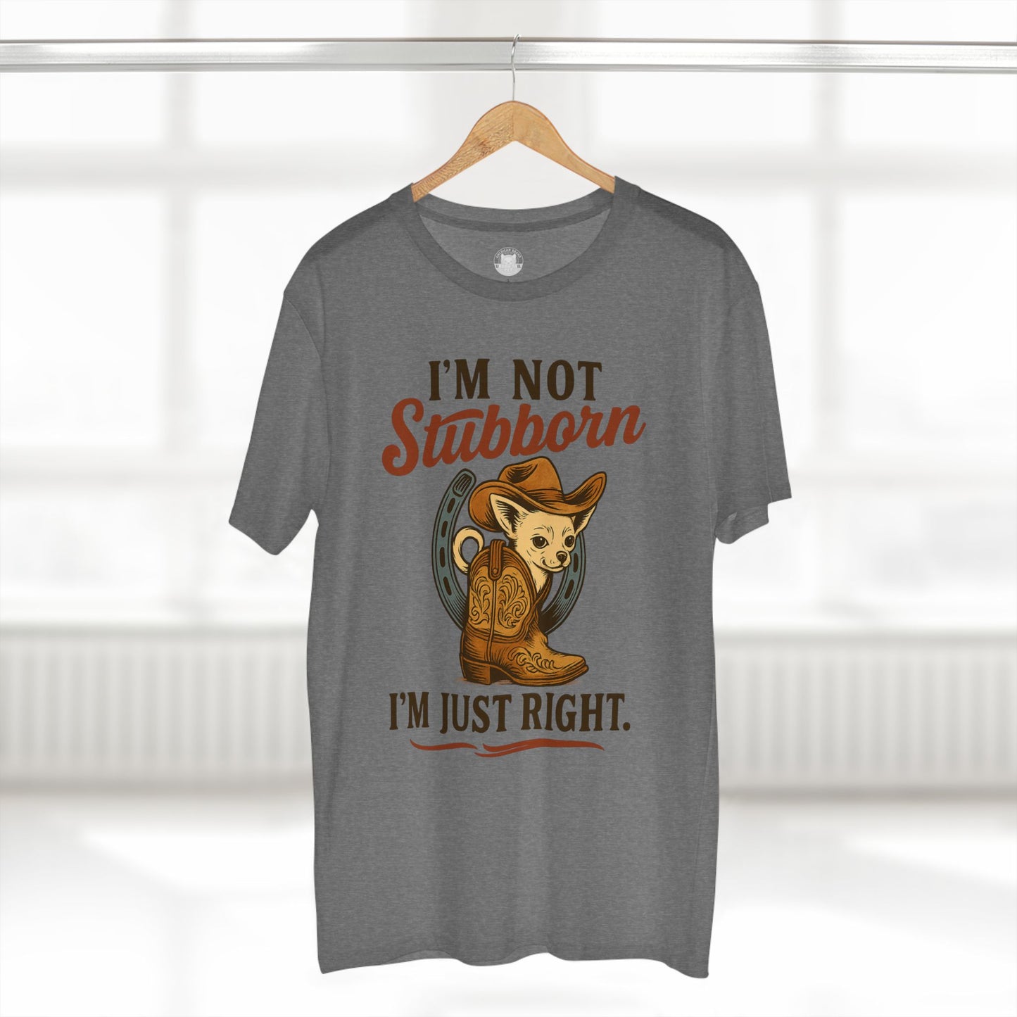 Cowboy Theme Adult Tee - I'm Not Stubborn, I'm Just Right! Funny Humor, Western Apparel, Gift for Cowpoke Lovers, Casual Wear, [...]