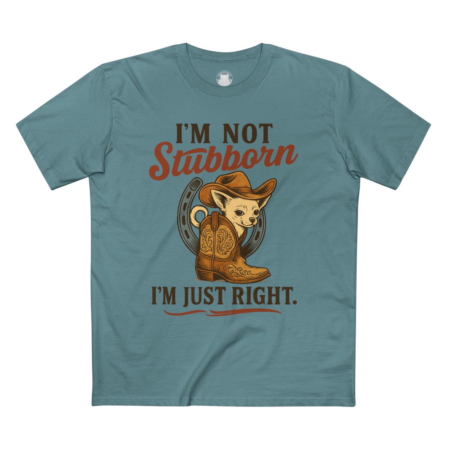 Cowboy Theme Adult Tee - I'm Not Stubborn, I'm Just Right! Funny Humor, Western Apparel, Gift for Cowpoke Lovers, Casual Wear, [...]
