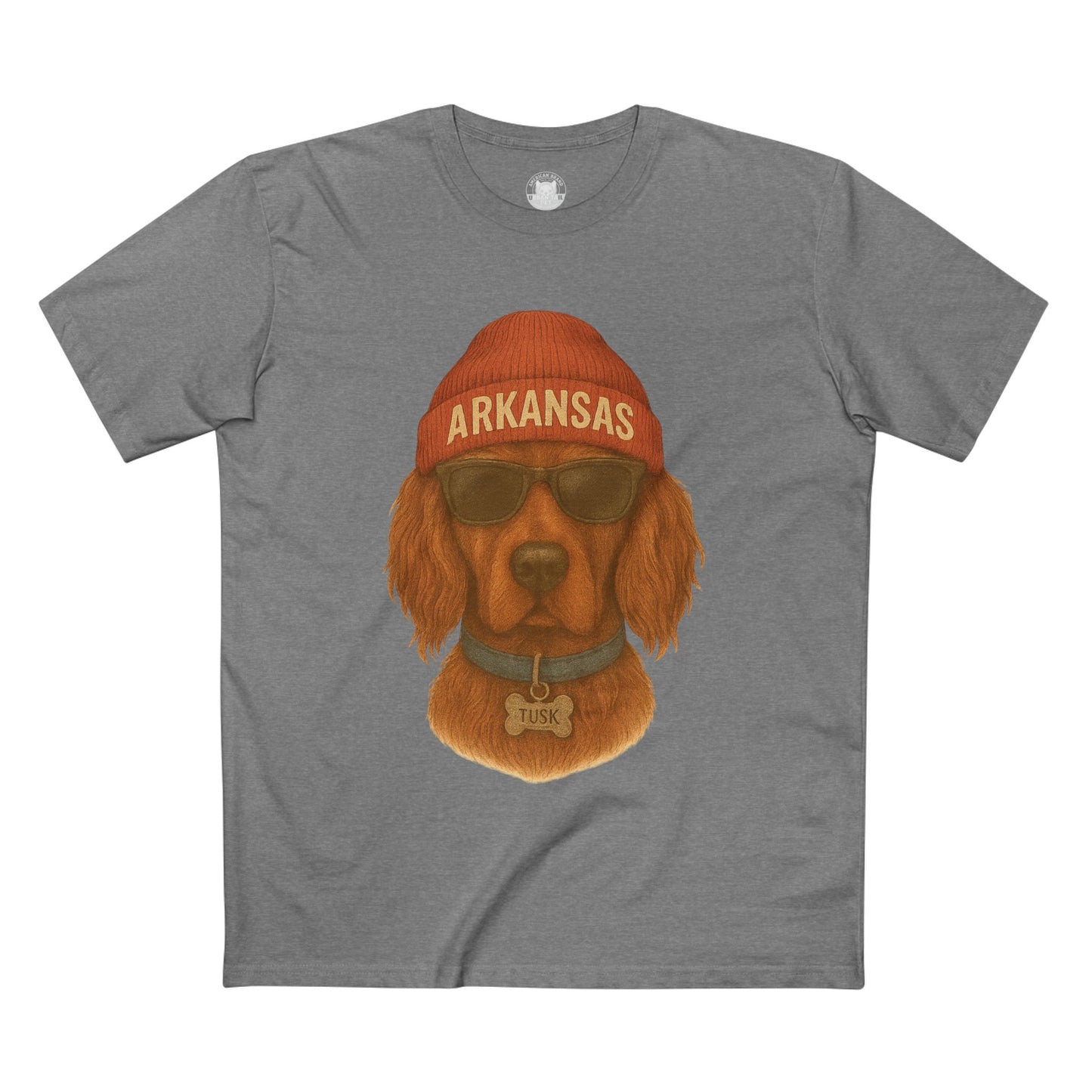 Cool Dog Graphic Tee, Arkansas Dog T-Shirt, Fun Pet Lover Gift, Casual Wear, Dog Themed Apparel, Summer Fashion