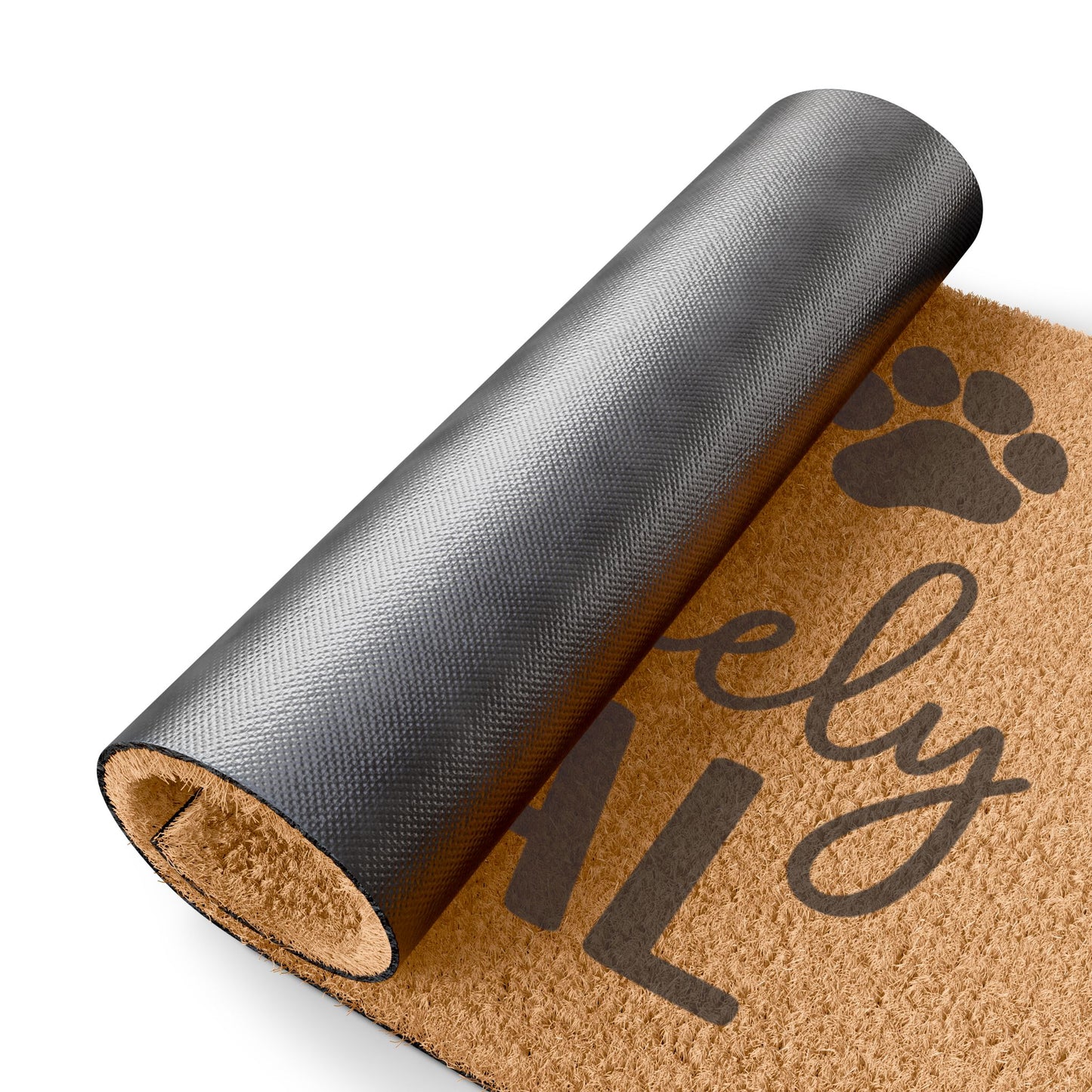 Doormat - Selectively Social Paw Print Design