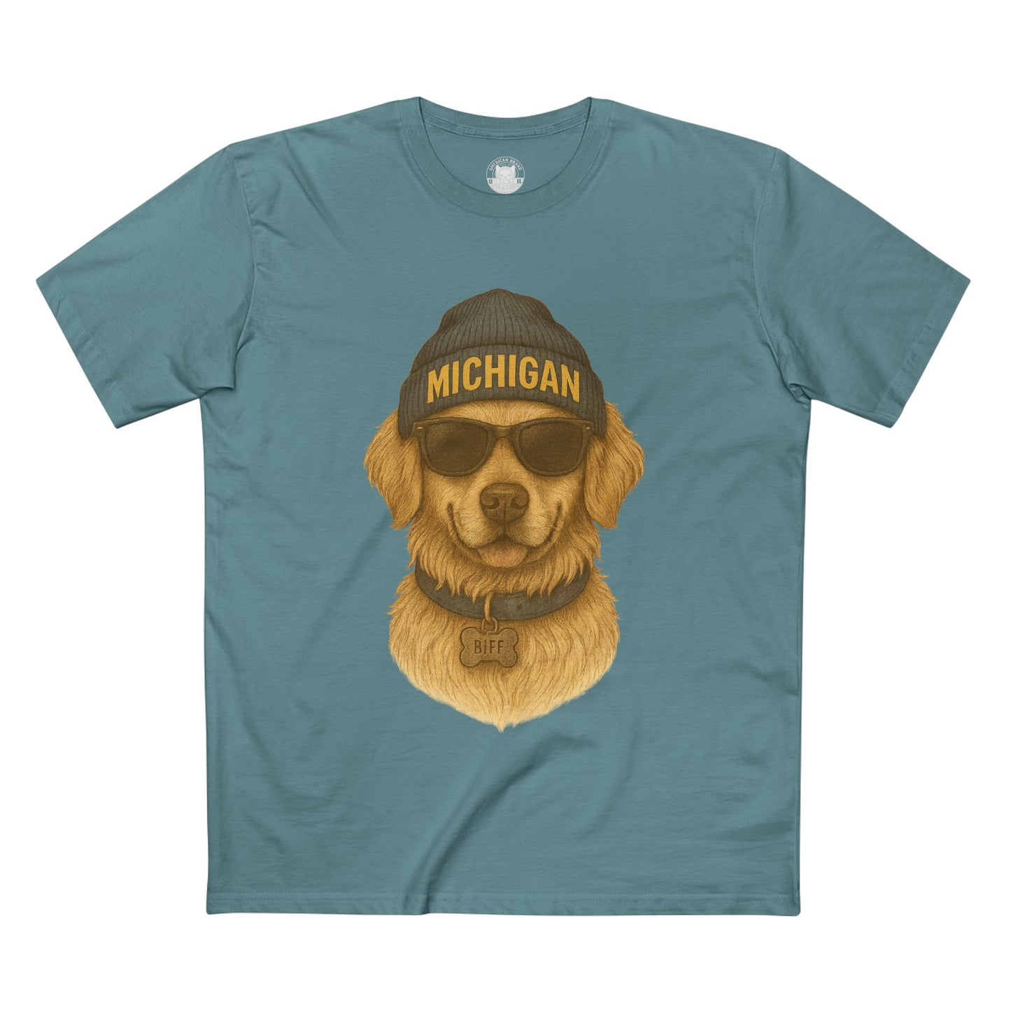 Michigan Dog Graphic Tee, Funny Pet Lover Shirt, Cute Dog Apparel, Gift for Dog Owners, Casual Everyday Wear
