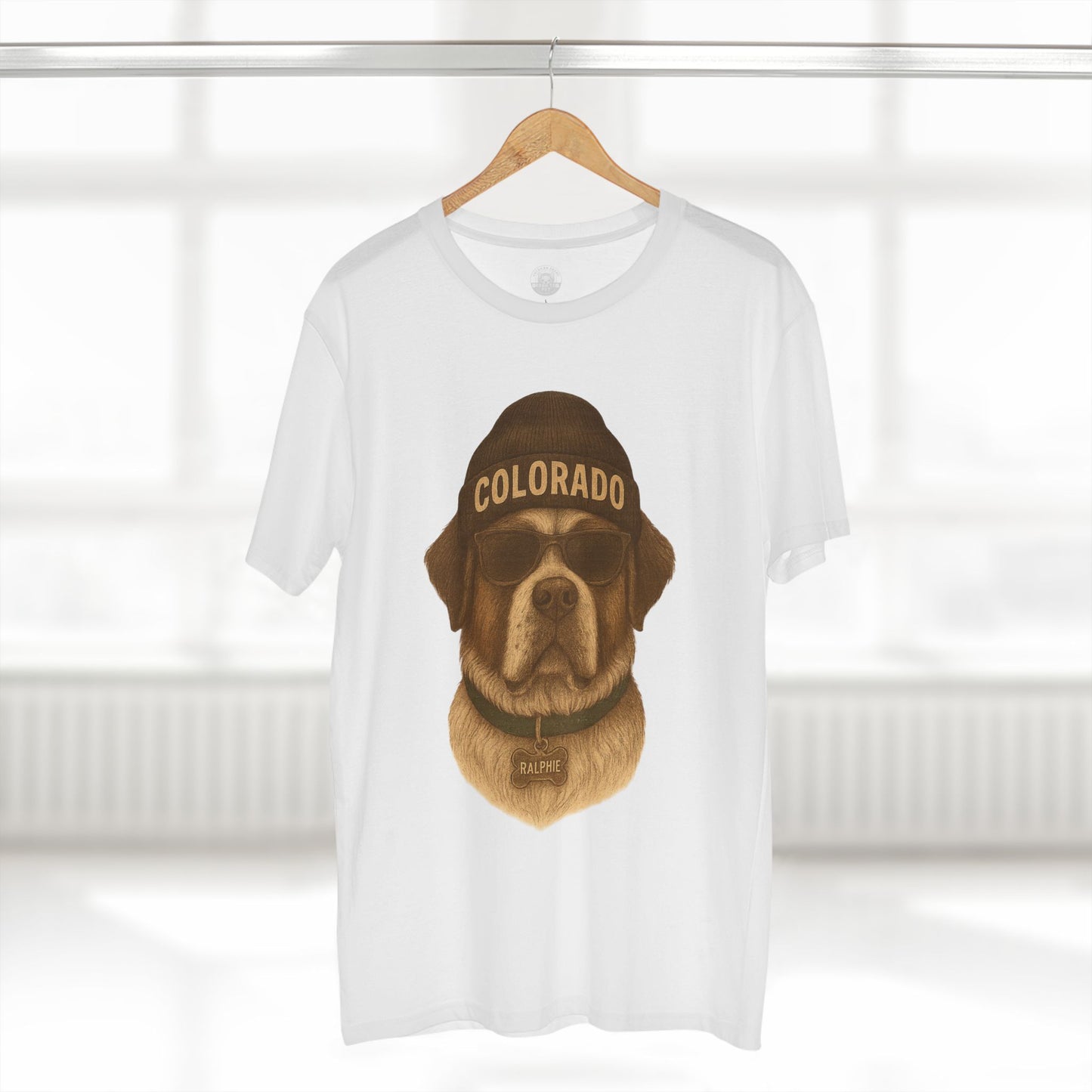 Colorado Dog Graphic Tee, Casual Shirt for Dog Lovers, Fun Gift for Pet Owners, Outdoor Adventure Apparel