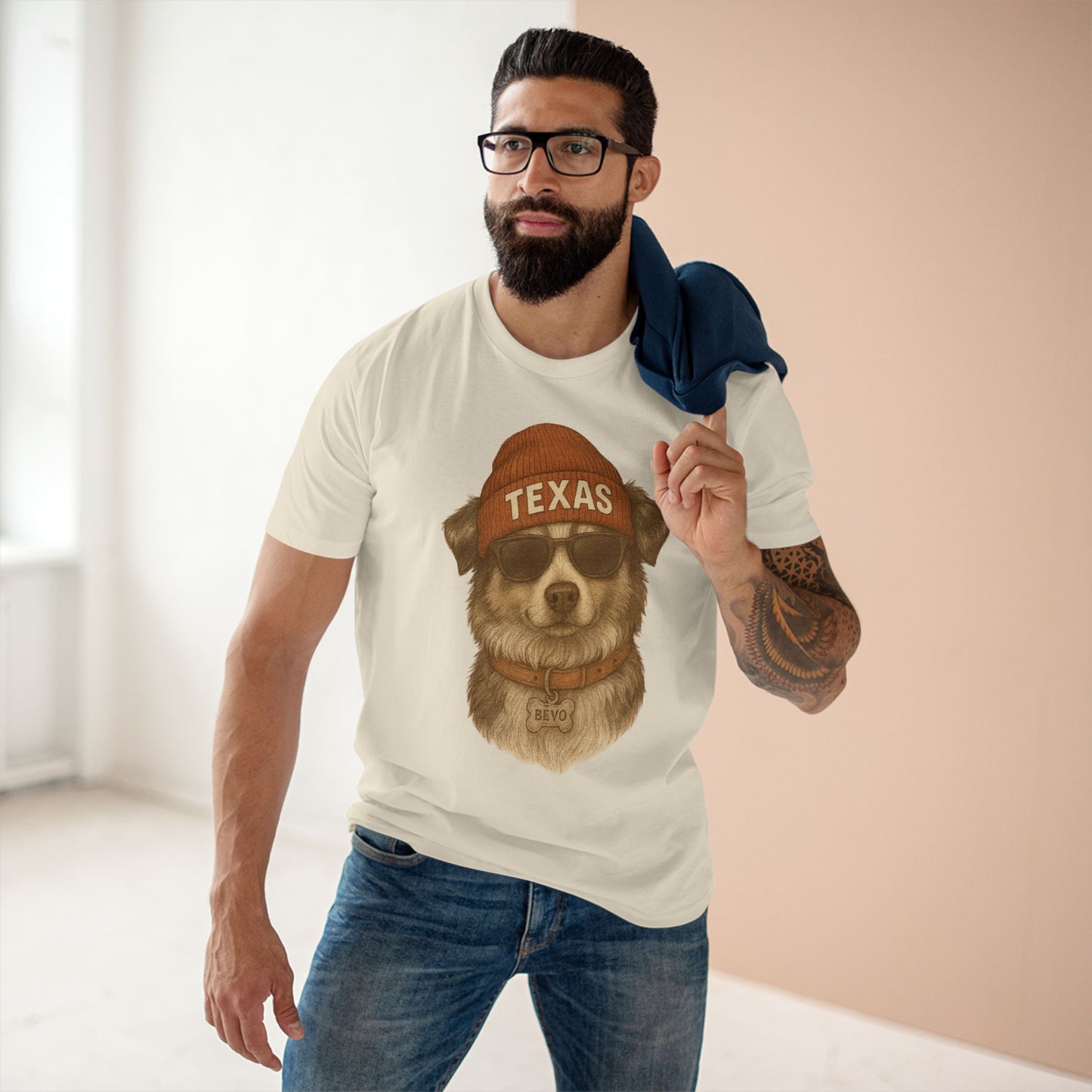 Texas Dog Graphic Tee, Cool Canine T-Shirt, Pet Lover Gift, Casual Wear, Texas Pride Apparel, Summer Outfit