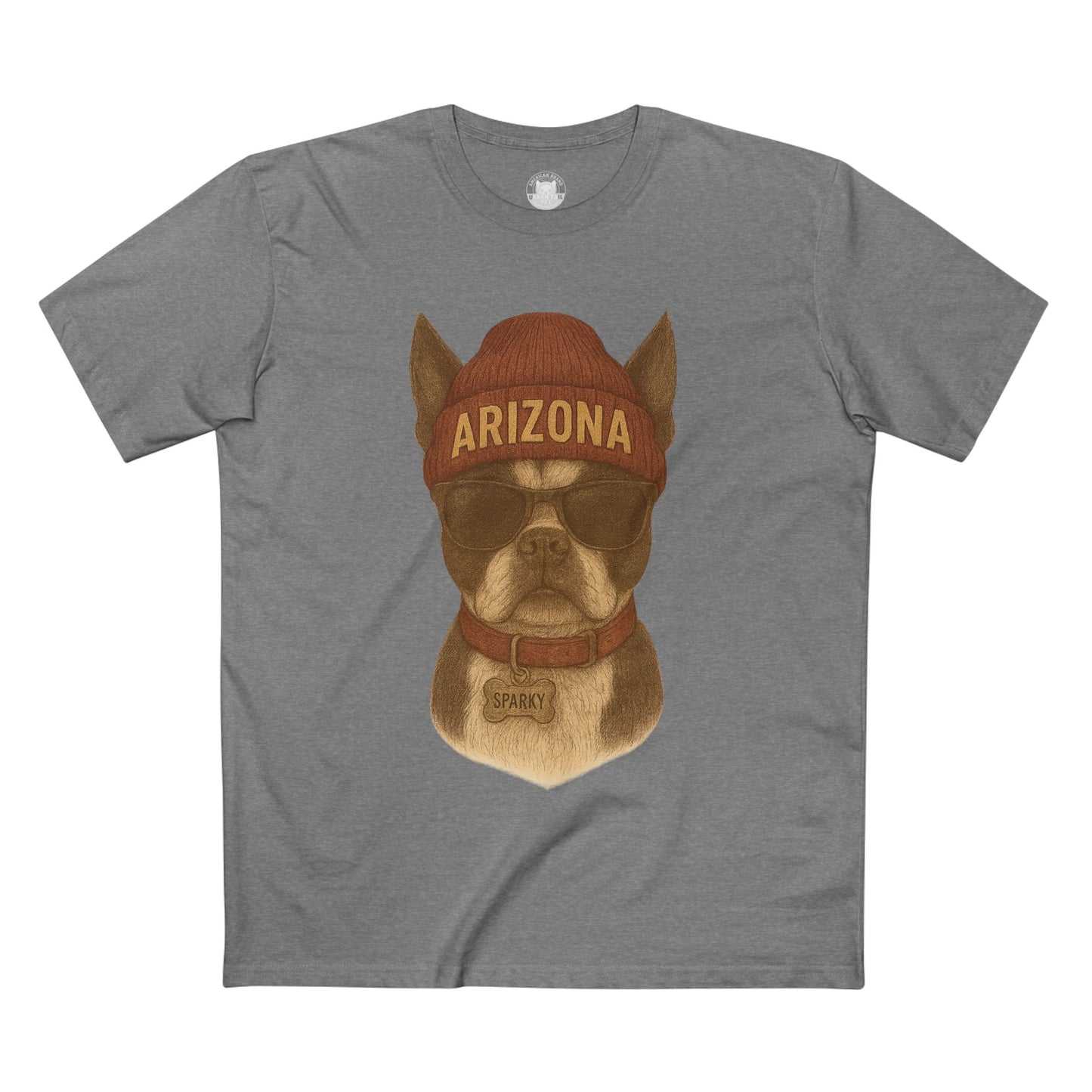 Arizona Dog Graphic Tee, Cute Pet Lover Shirt, Casual Wear, Gift for Dog Owners, Arizona Merchandise, Animal Lover Gift