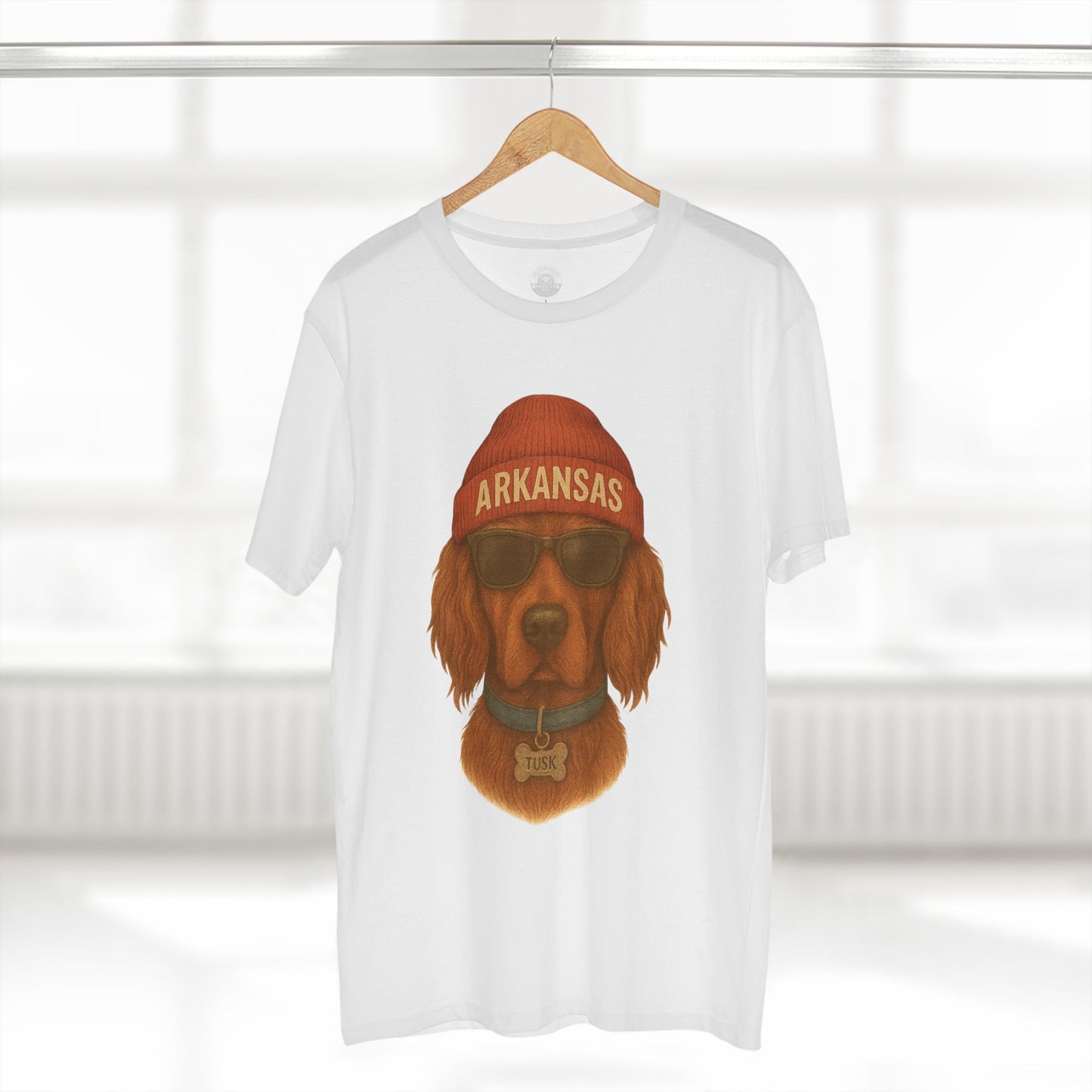 Cool Dog Graphic Tee, Arkansas Dog T-Shirt, Fun Pet Lover Gift, Casual Wear, Dog Themed Apparel, Summer Fashion