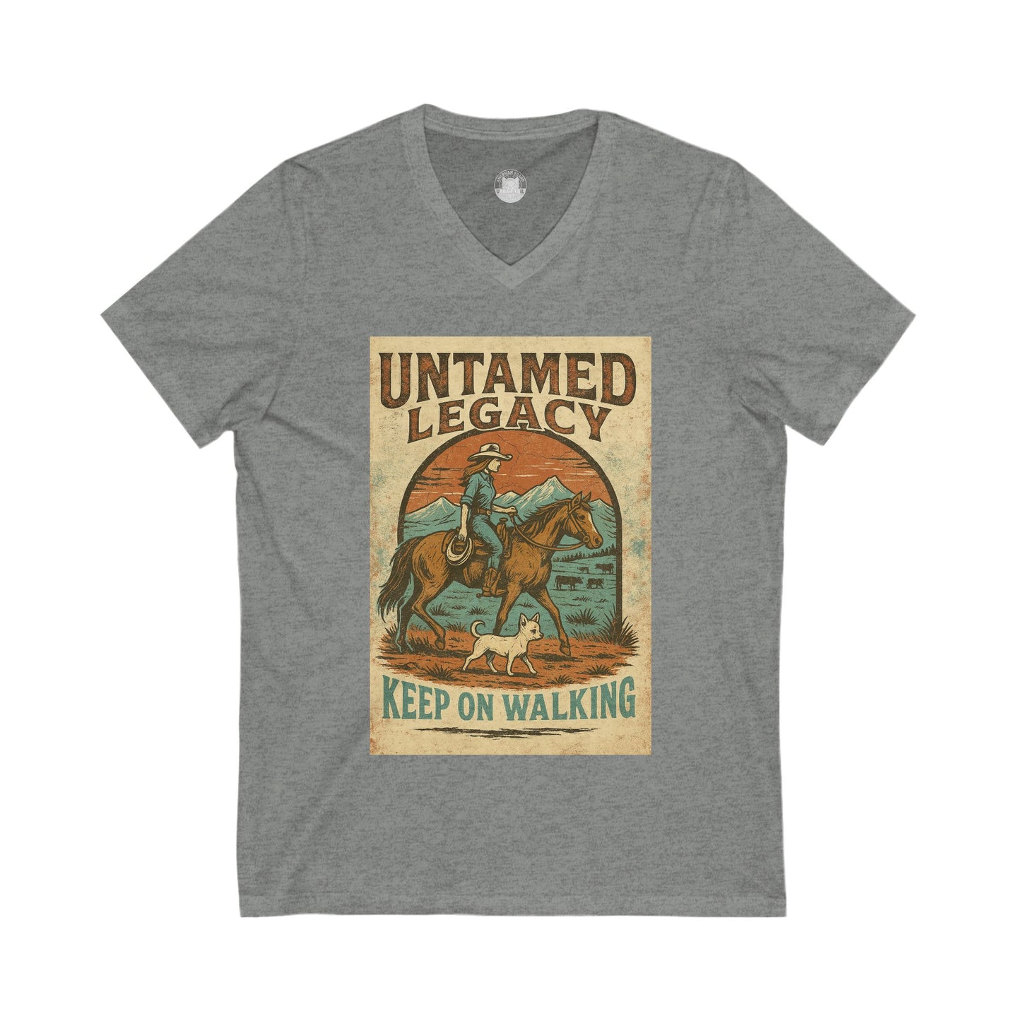 Chihuahua V-Neck Tee - Untamed Legacy Design
