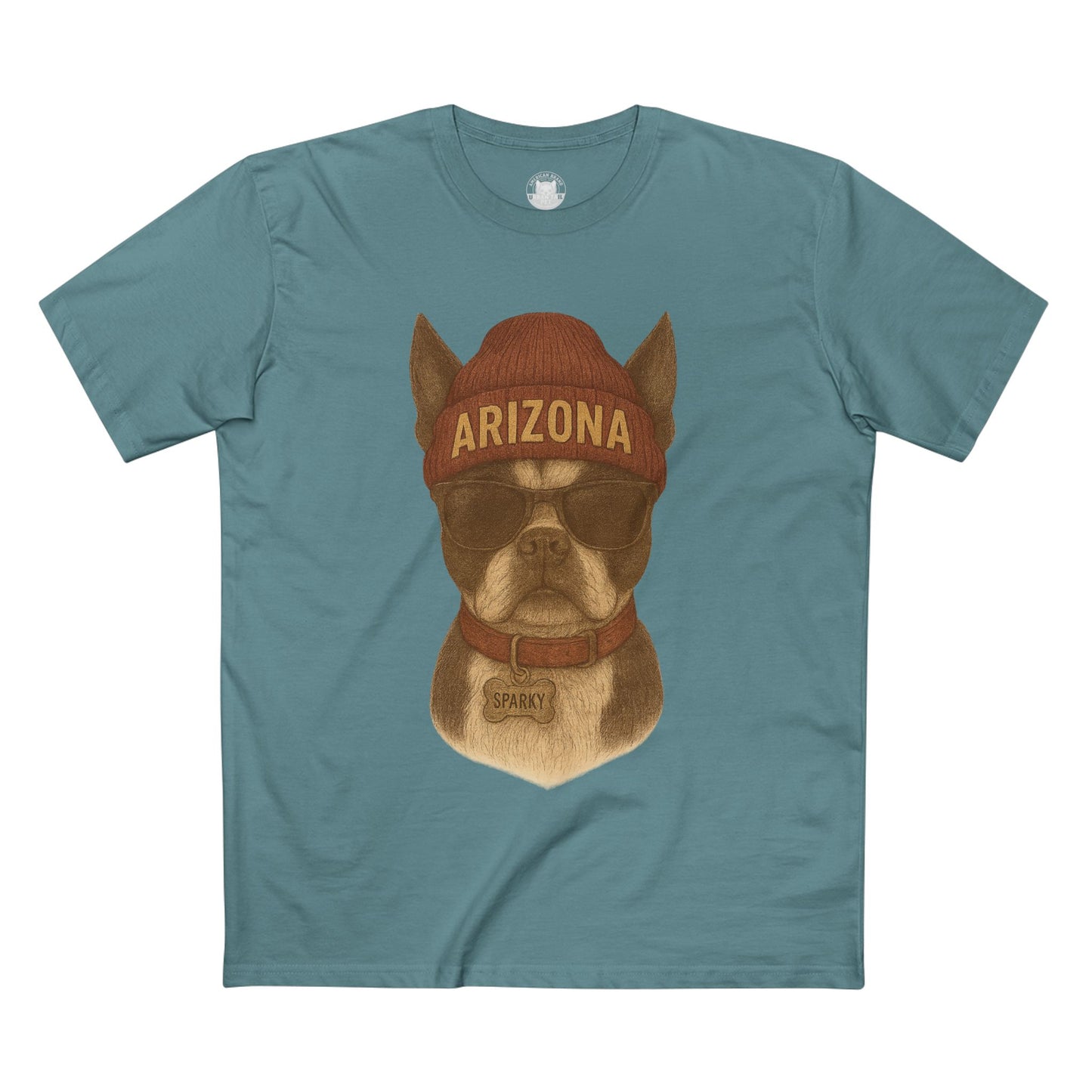 Arizona Dog Graphic Tee, Cute Pet Lover Shirt, Casual Wear, Gift for Dog Owners, Arizona Merchandise, Animal Lover Gift