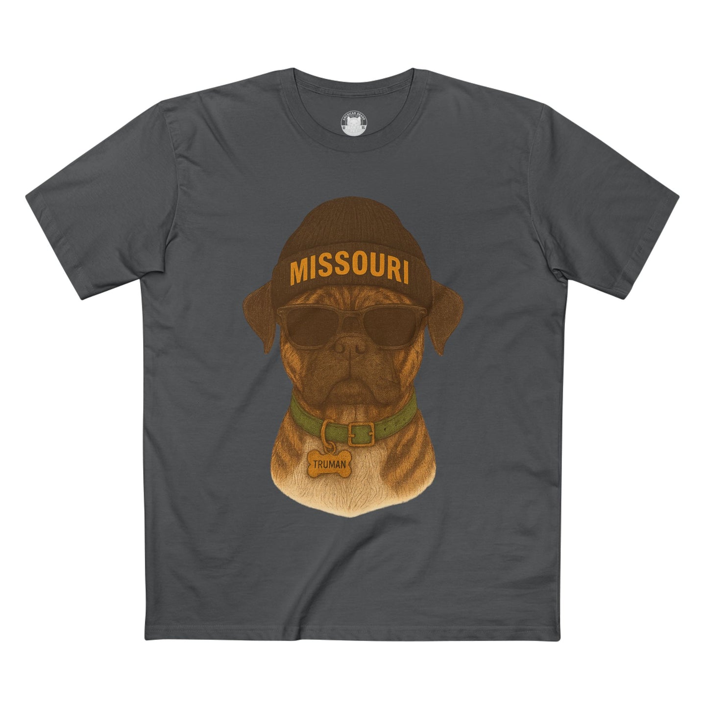 Missouri Dog Graphic Adult Tee, Fun Pet Lover Shirt, Casual Gift for Dog Owners, Birthday, Dog Mom, Unique Animal Apparel