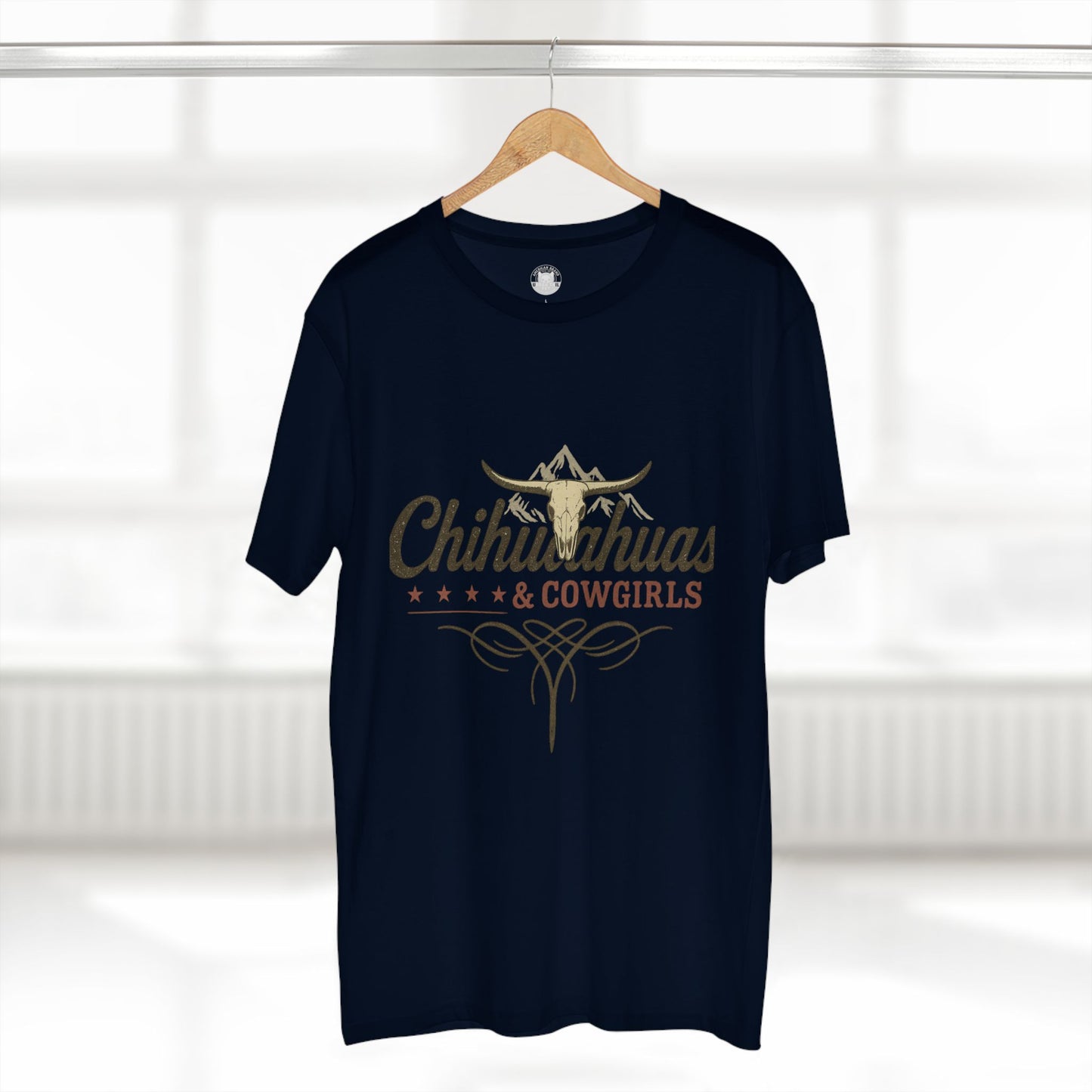 Chihuahuas & Cowgirls Tee, Casual Graphic Tee, Dog Lover Gift, Western Fashion Top, Birthday Gift, Country Style Apparel