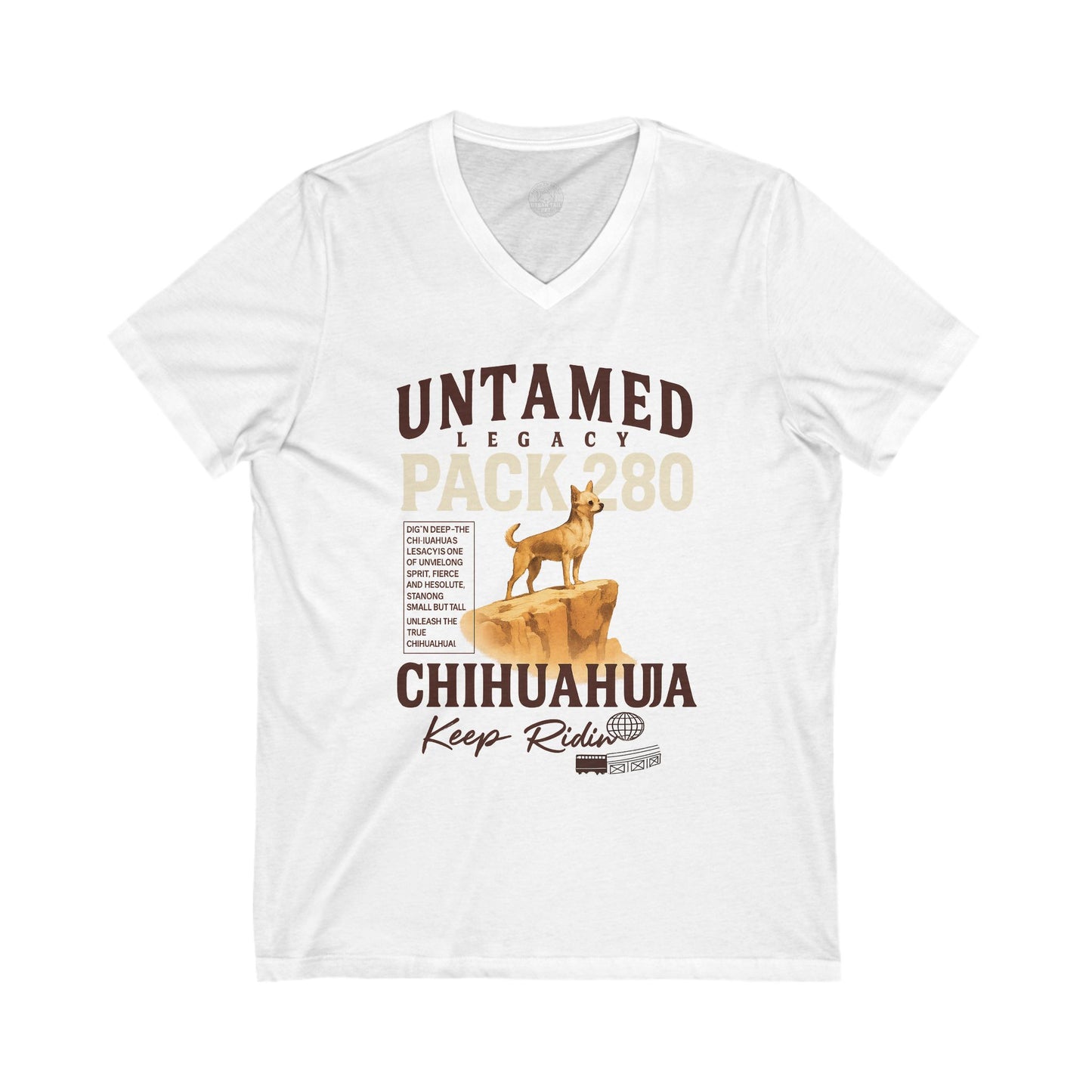 Short Sleeve Tee - Untamed Legacy Pack 280 Chihuahua Cliff T-Shirt