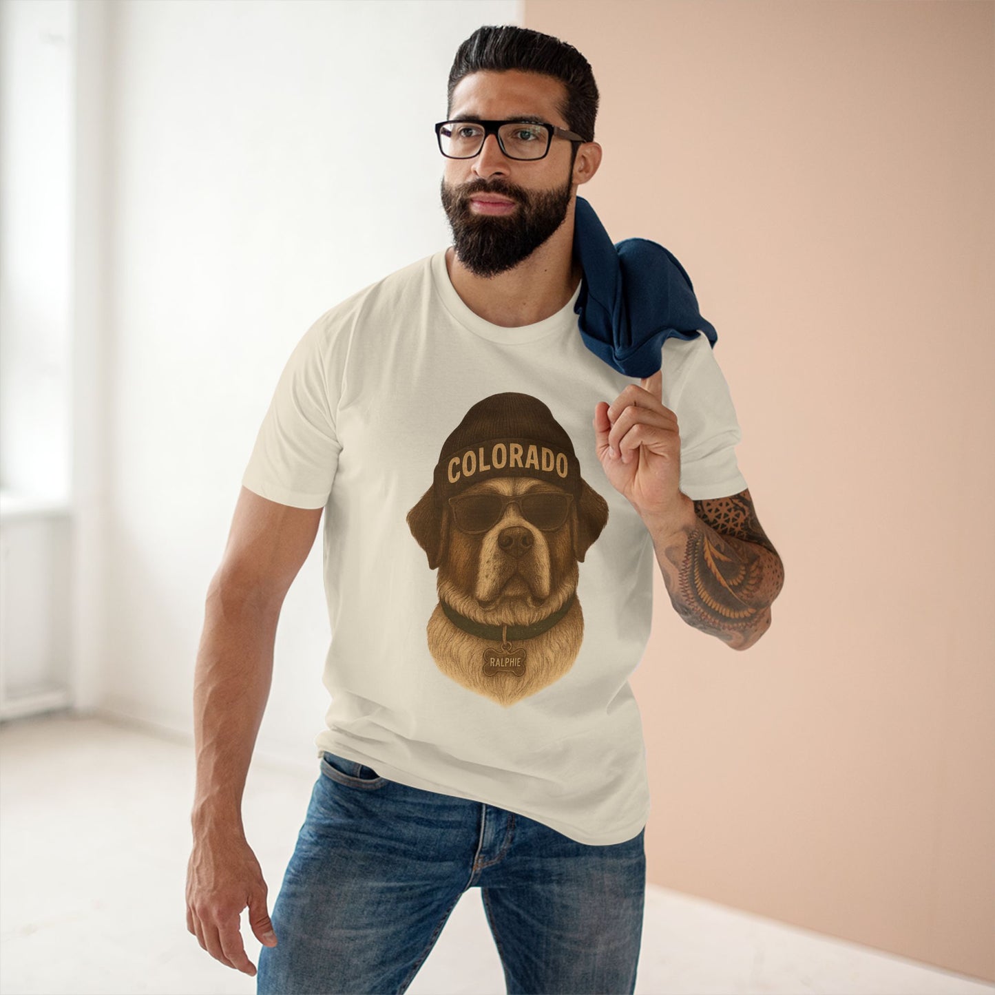 Colorado Dog Graphic Tee, Casual Shirt for Dog Lovers, Fun Gift for Pet Owners, Outdoor Adventure Apparel