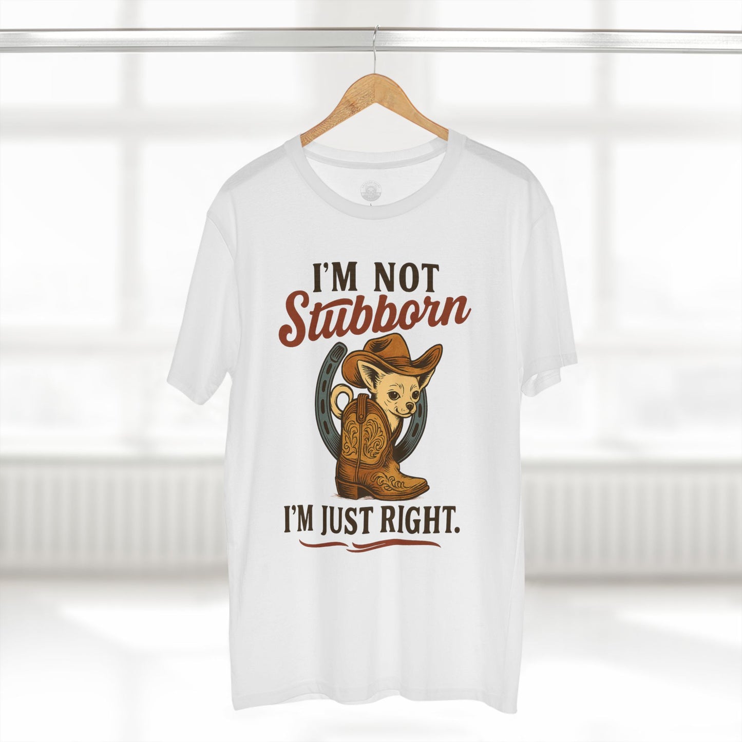 Cowboy Theme Adult Tee - I'm Not Stubborn, I'm Just Right! Funny Humor, Western Apparel, Gift for Cowpoke Lovers, Casual Wear, [...]