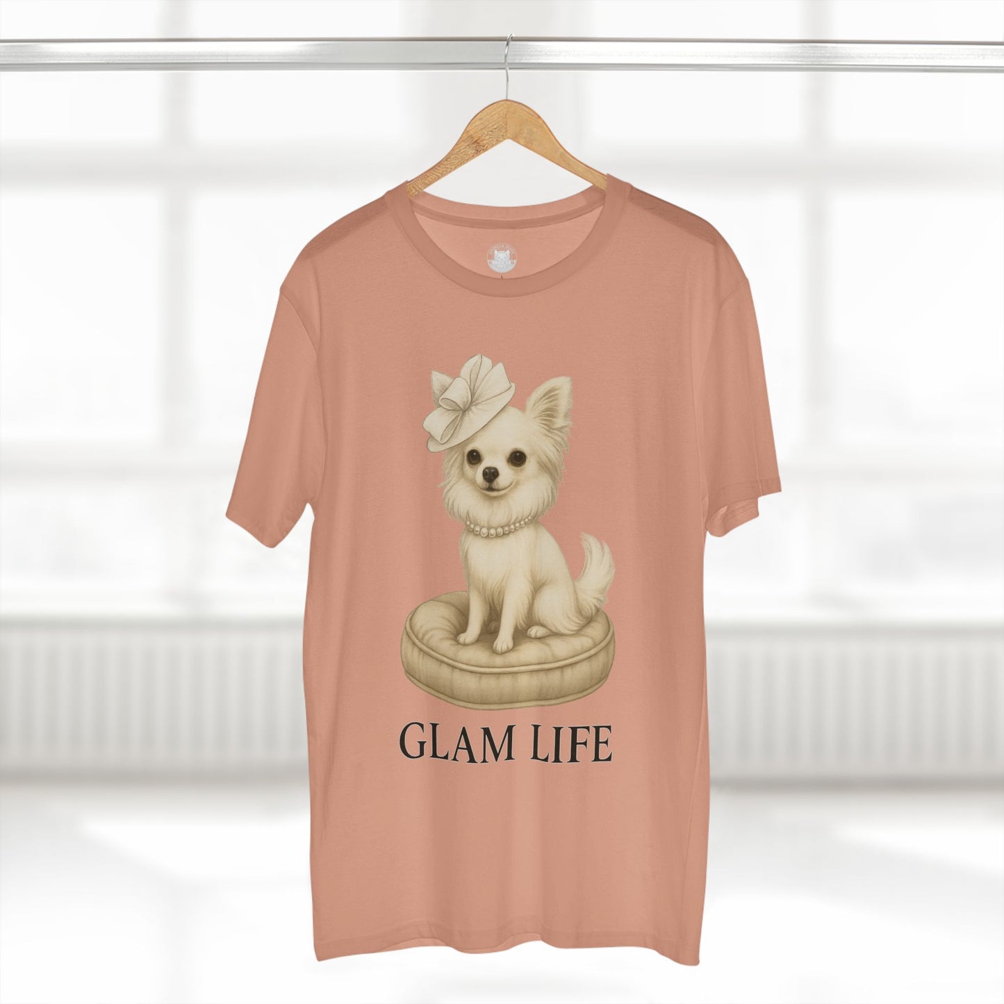 T-Shirt Chihuahua Glam Life Pearls Tee