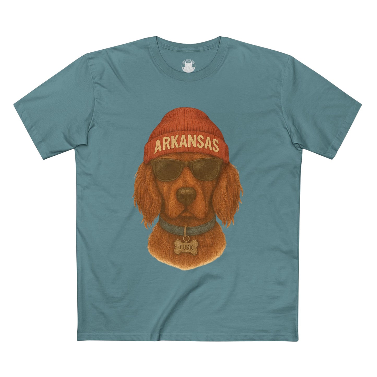 Cool Dog Graphic Tee, Arkansas Dog T-Shirt, Fun Pet Lover Gift, Casual Wear, Dog Themed Apparel, Summer Fashion