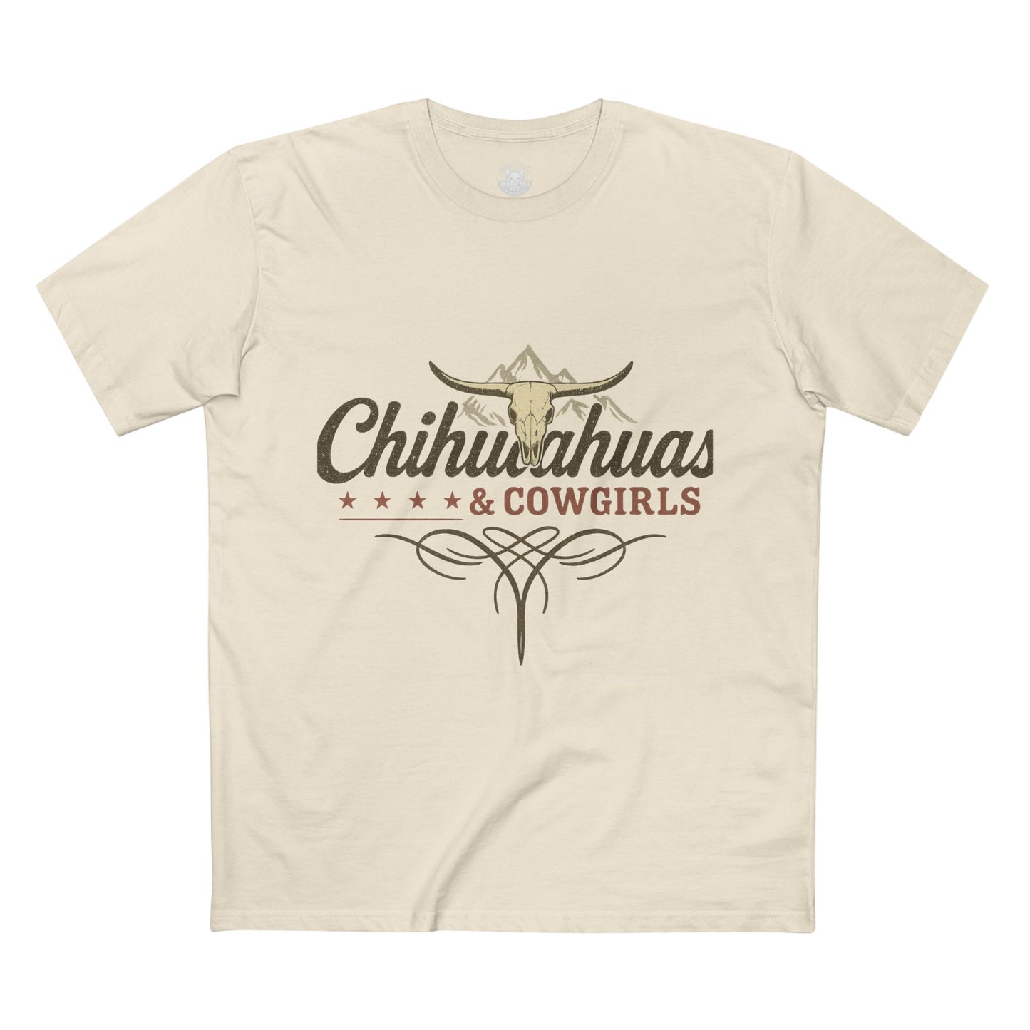 Chihuahuas & Cowgirls Tee, Casual Graphic Tee, Dog Lover Gift, Western Fashion Top, Birthday Gift, Country Style Apparel