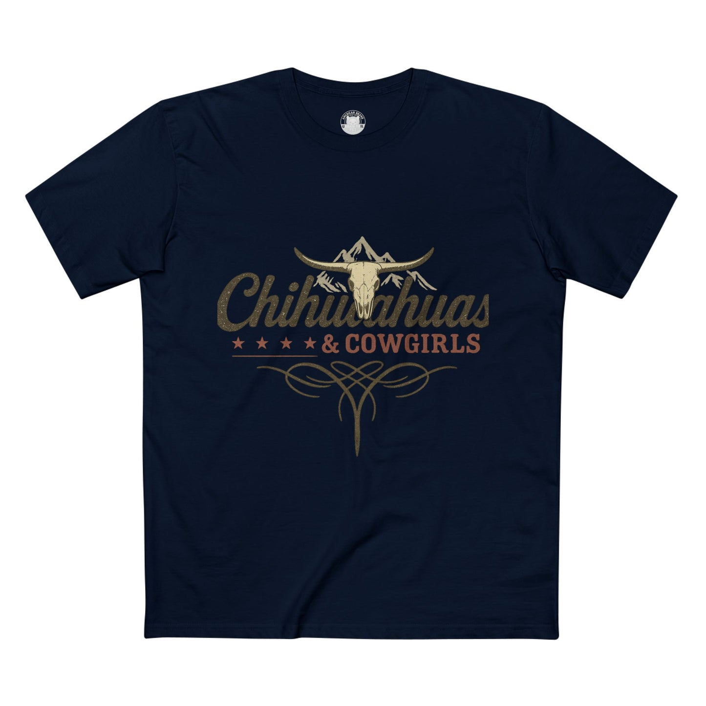 Chihuahuas & Cowgirls Tee, Casual Graphic Tee, Dog Lover Gift, Western Fashion Top, Birthday Gift, Country Style Apparel
