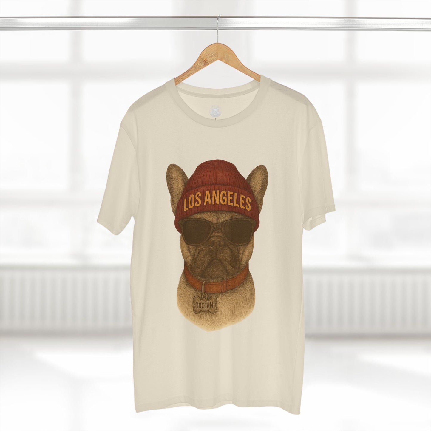 Los Angeles French Bulldog Tee, Trendy Pet Lover Shirt, Unique Gift for Dog Owners, Casual Tee for Every Occasion, Summer Fashion